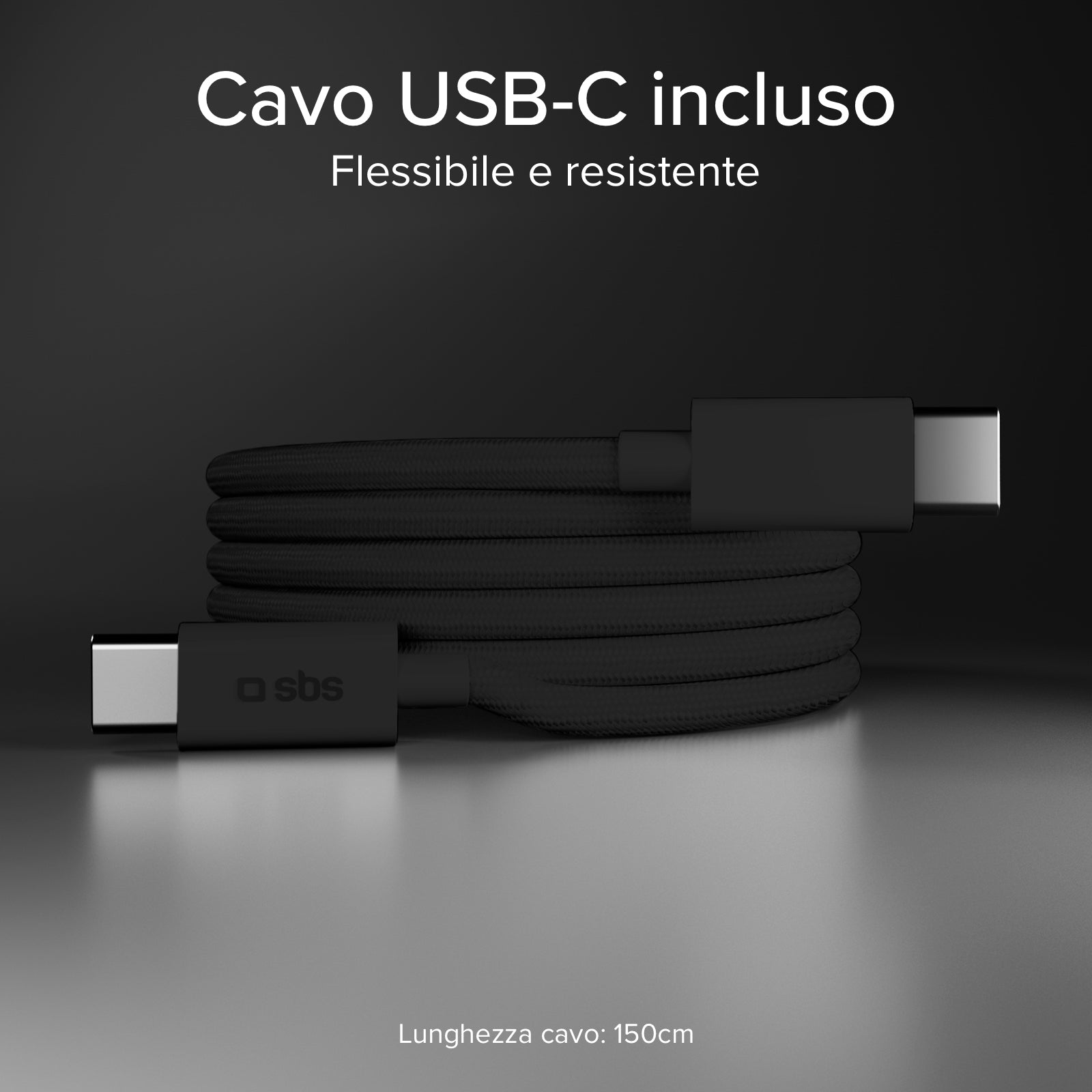 65W GaN Power Delivery Wandladegerät-Set mit USB-C-Kabel 1,5 m für schnelles Laden
