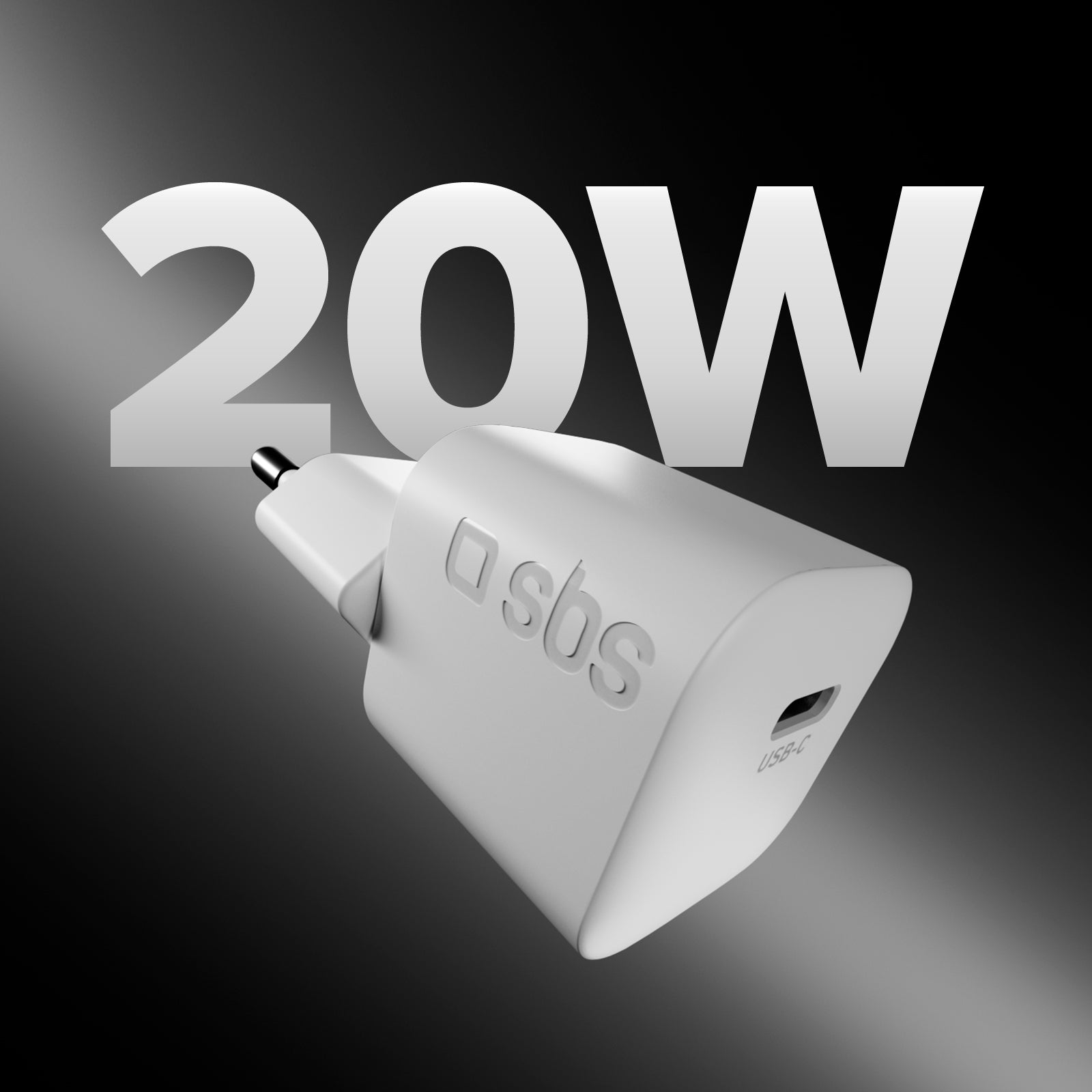 20W Power Delivery USB-C Ladegerät-Kit mit 1,5 m geflochtenem USB-C-Kabel