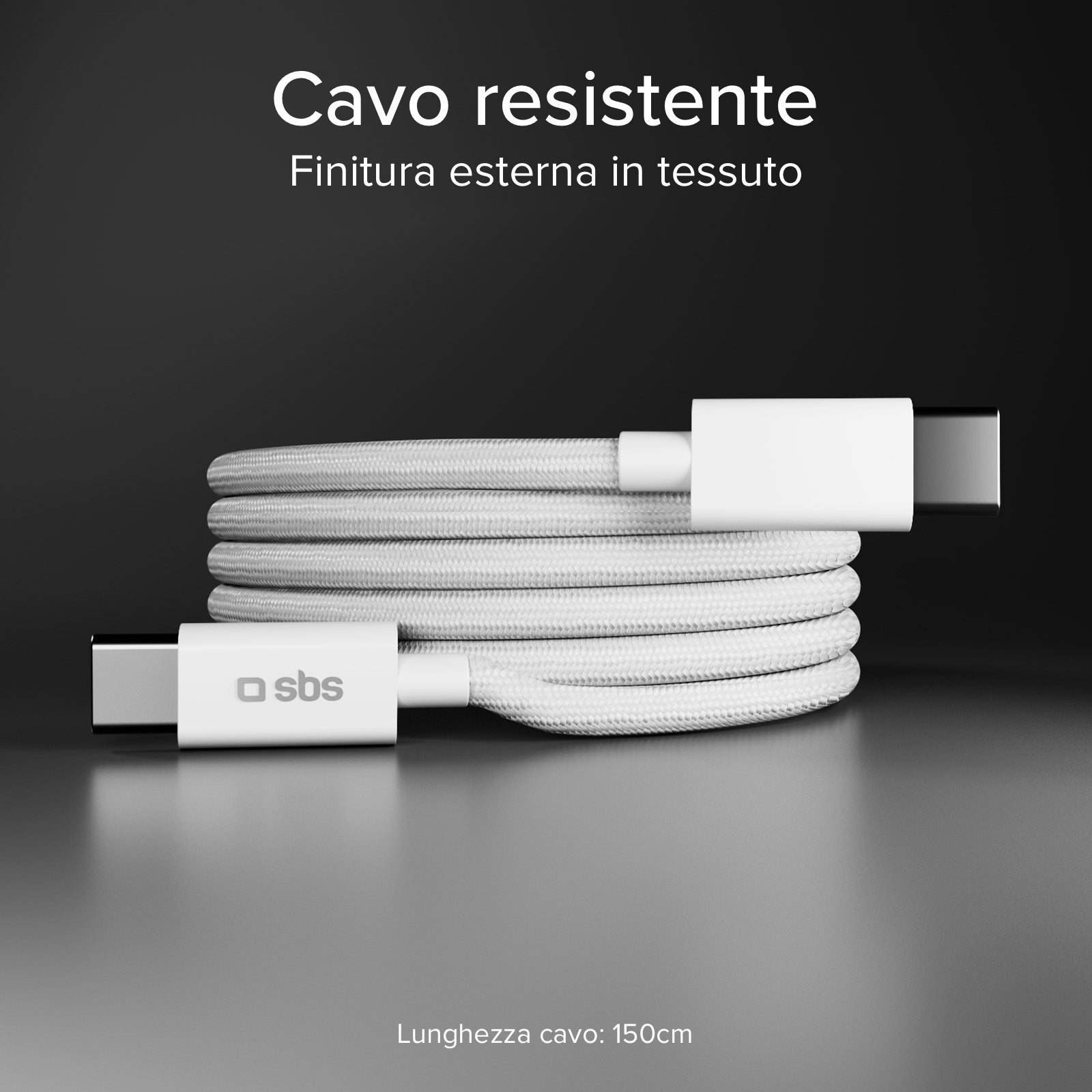 Kit caricatore USB-C PD 30W e cavo intrecciato USB-C da 1,5 m