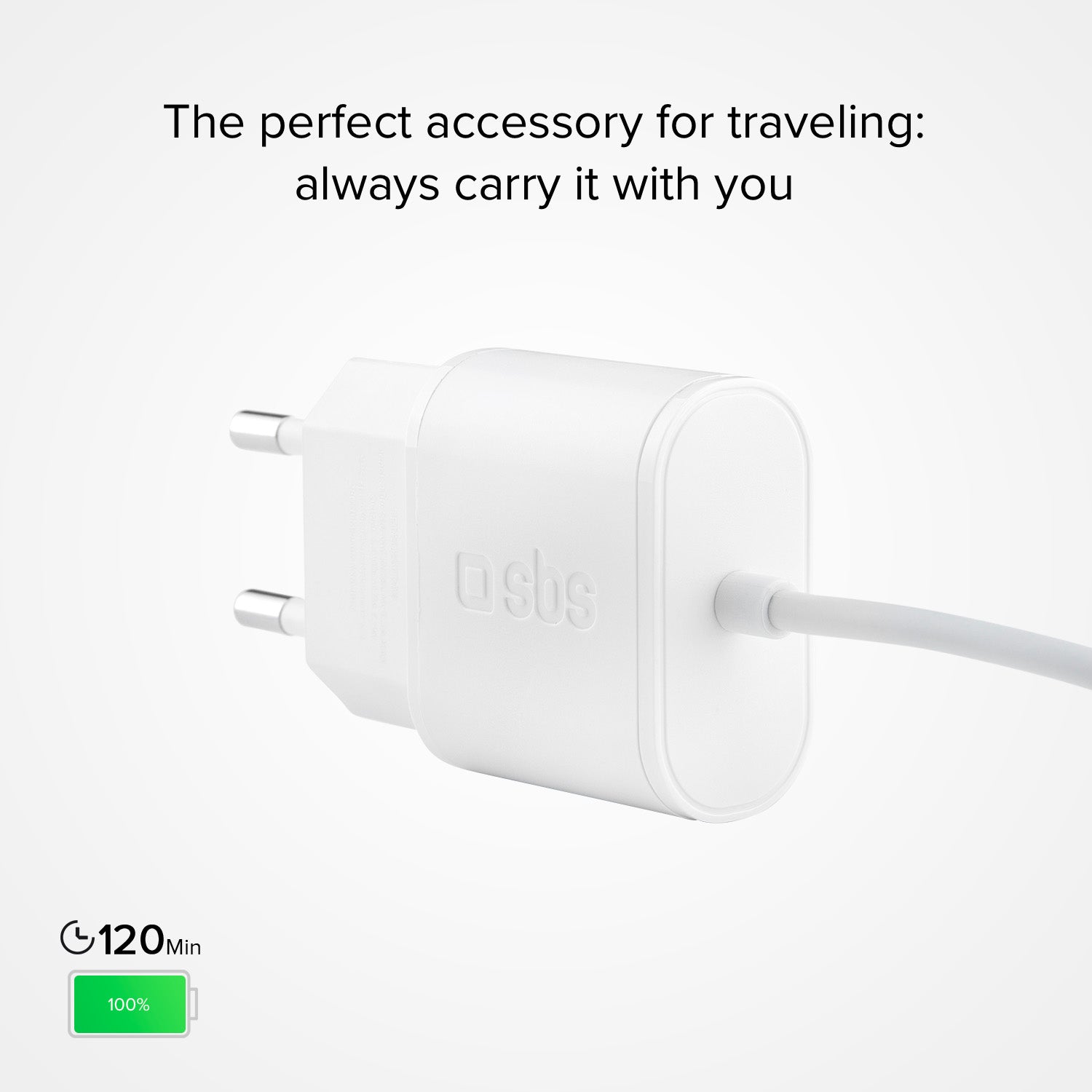 Cargador de baterías de viaje 5W para iPhone, iPad e iPod