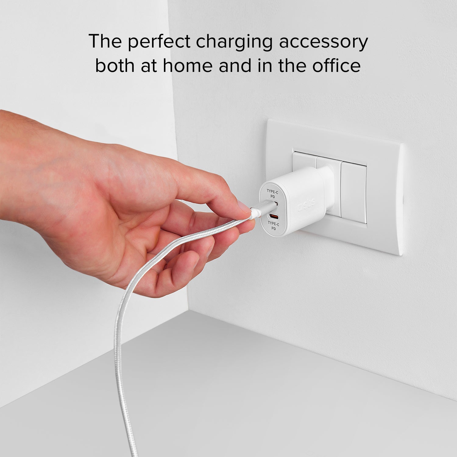 Caricatore doppia USB‑C 20W PD