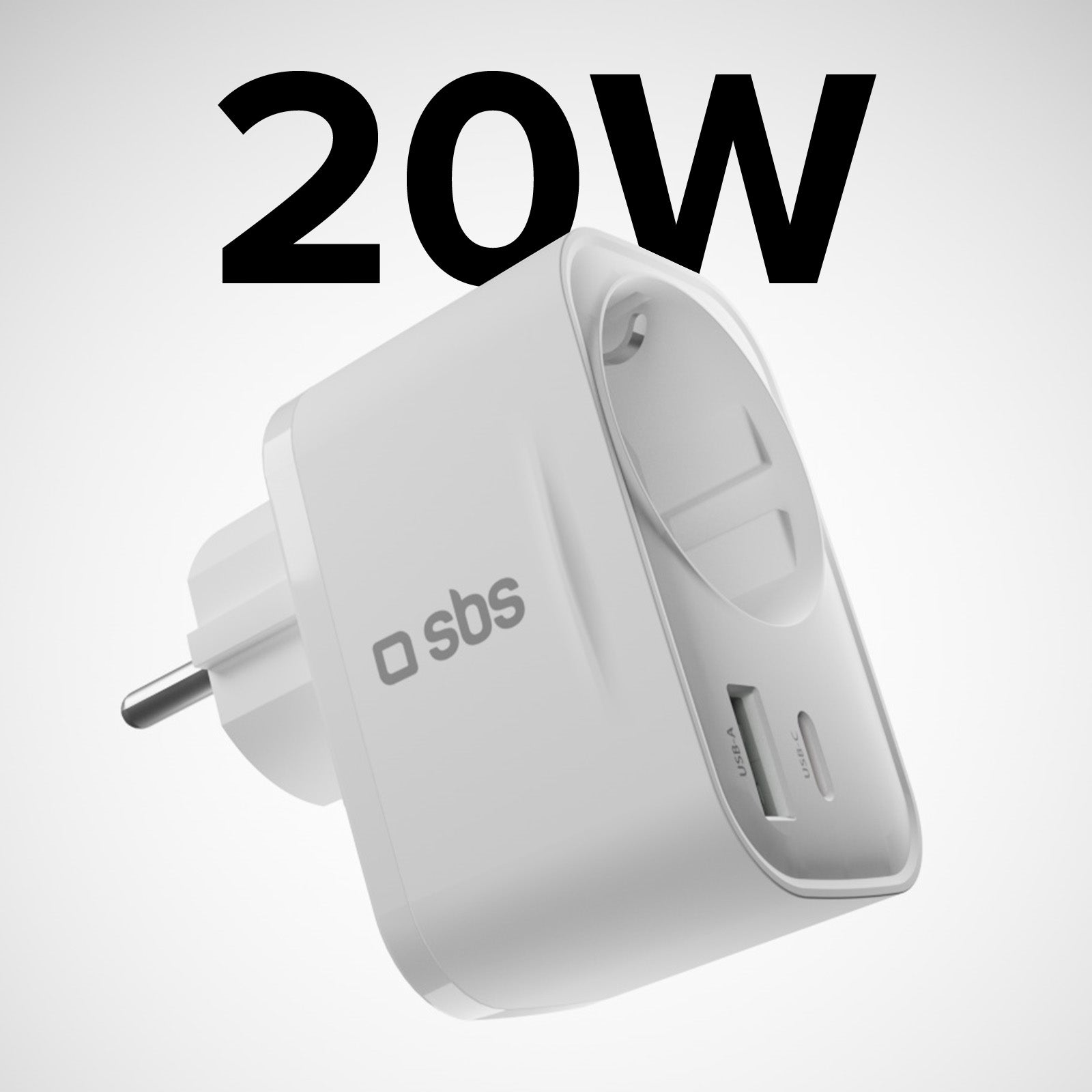 Multi-Socket Charger 20W, suitable for MacBook Neo