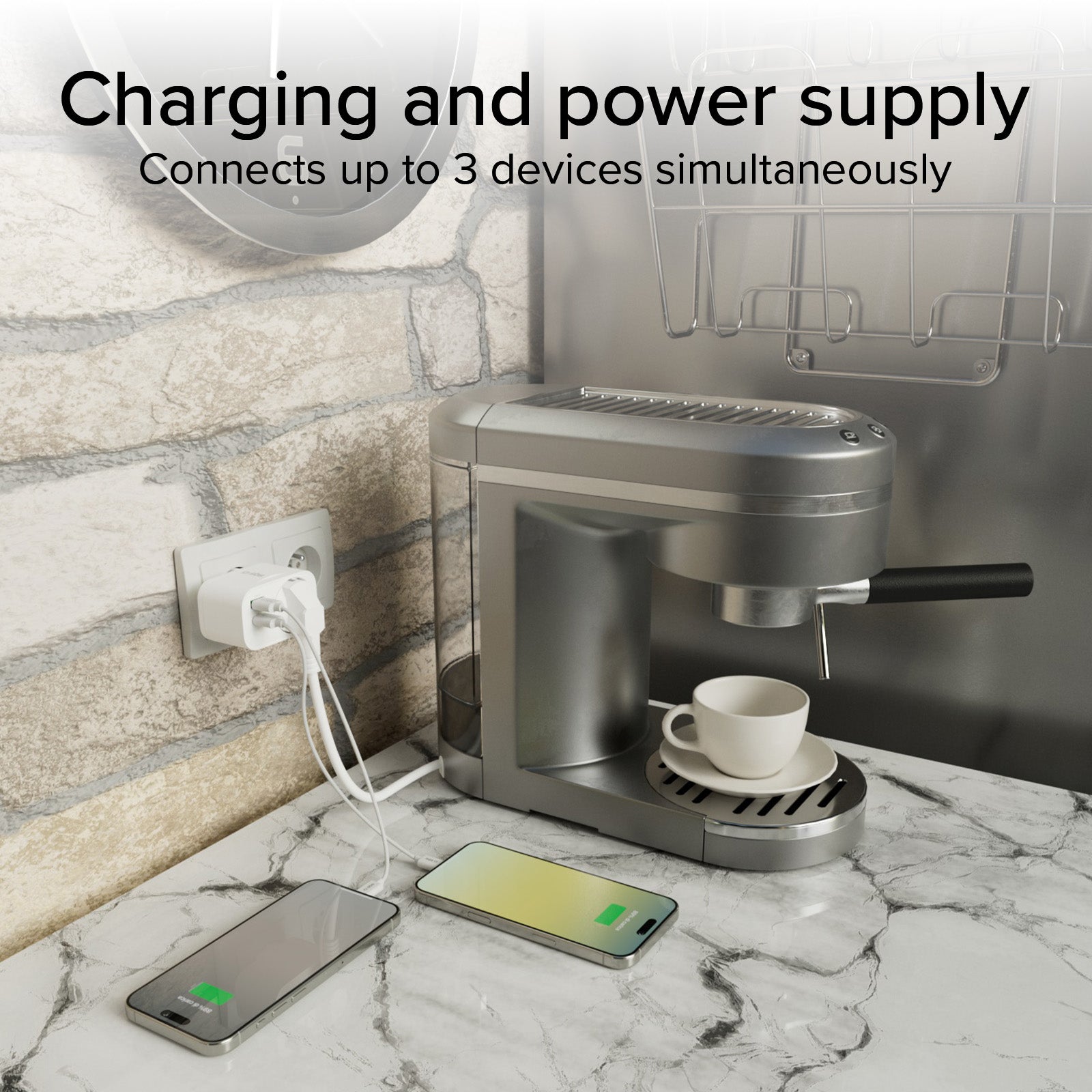 Multi-Socket Charger 20W, suitable for MacBook Neo