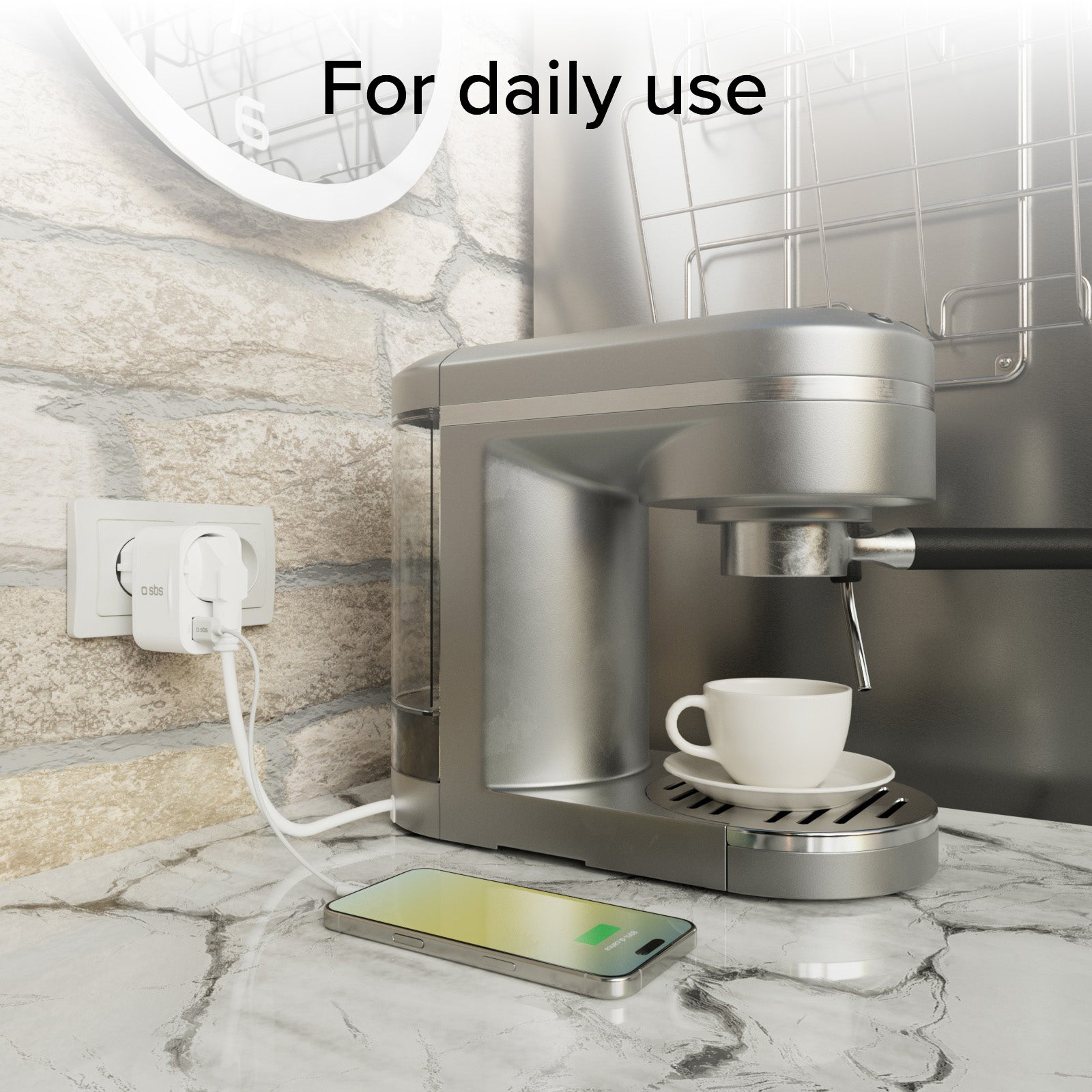 Multi-Socket Charger 20W, suitable for MacBook Neo
