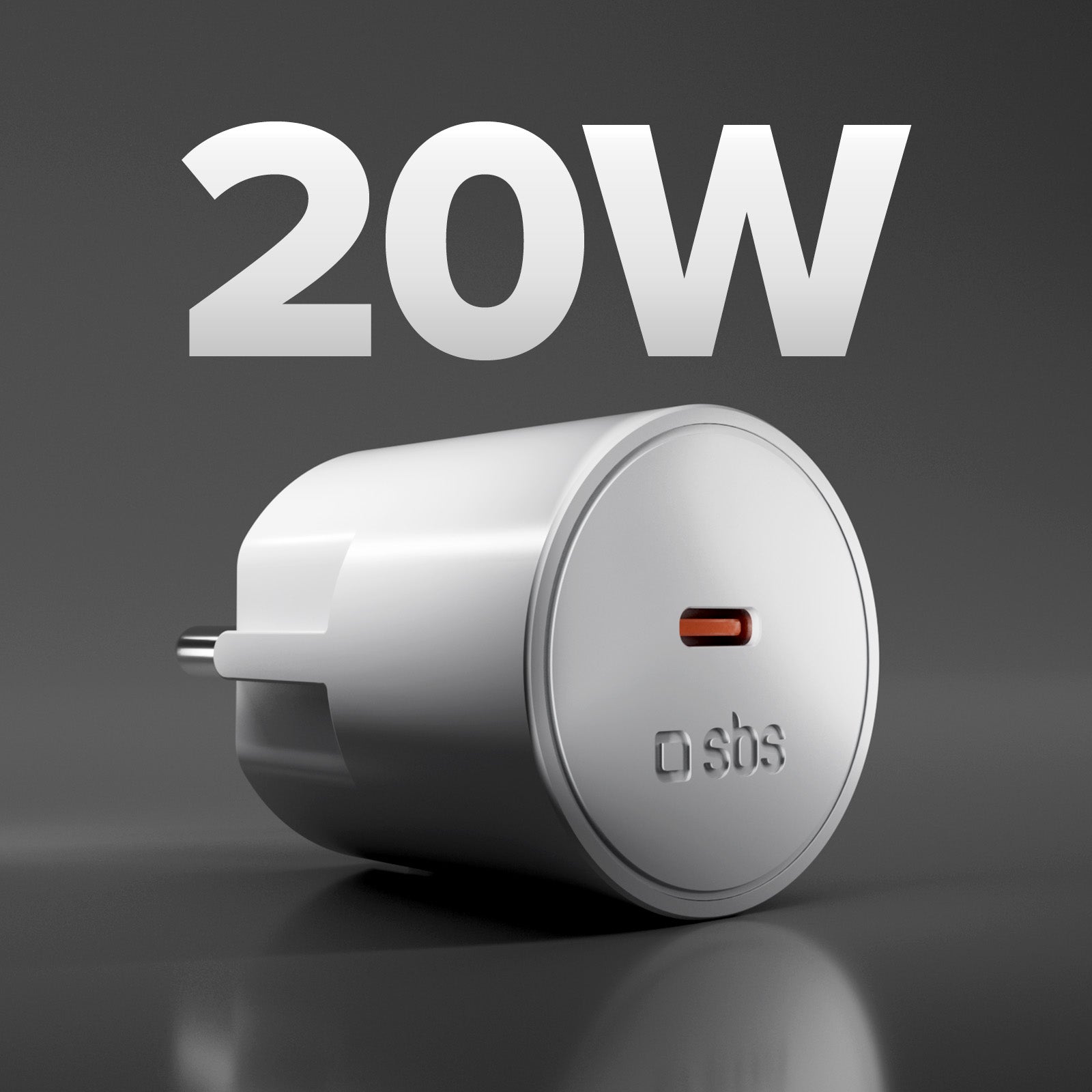 Caricatore con spina Schuko e porta USB-C 20W PD, adatto per MacBook Neo