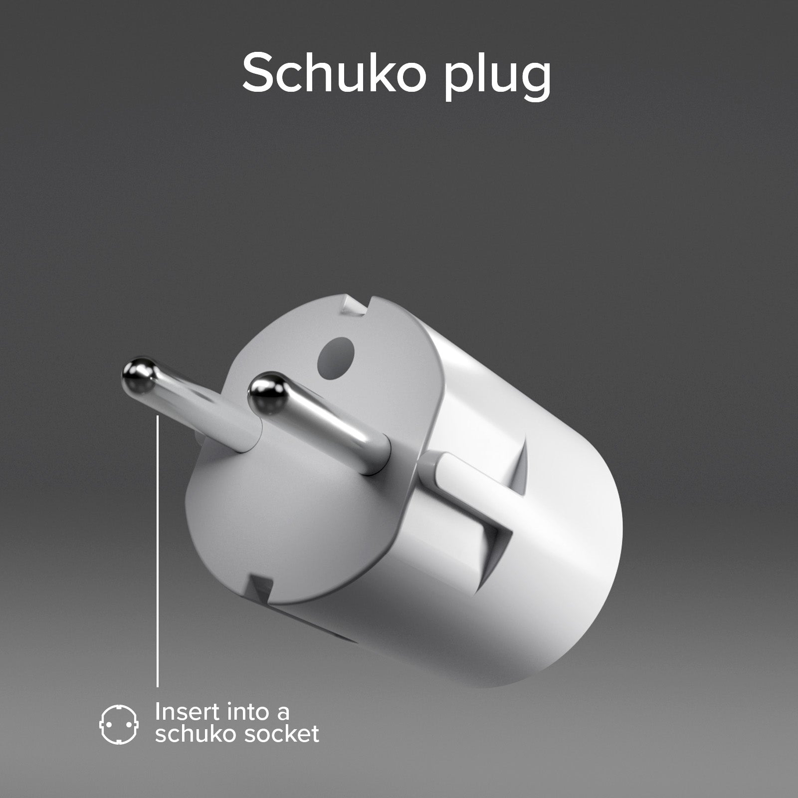 Caricatore con spina Schuko e porta USB-C 20W PD, adatto per MacBook Neo