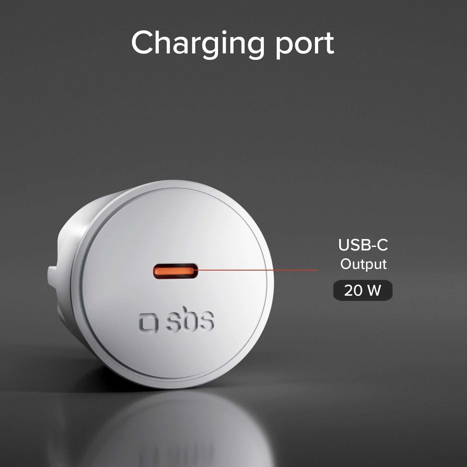 Caricatore con spina Schuko e porta USB-C 20W PD, adatto per MacBook Neo