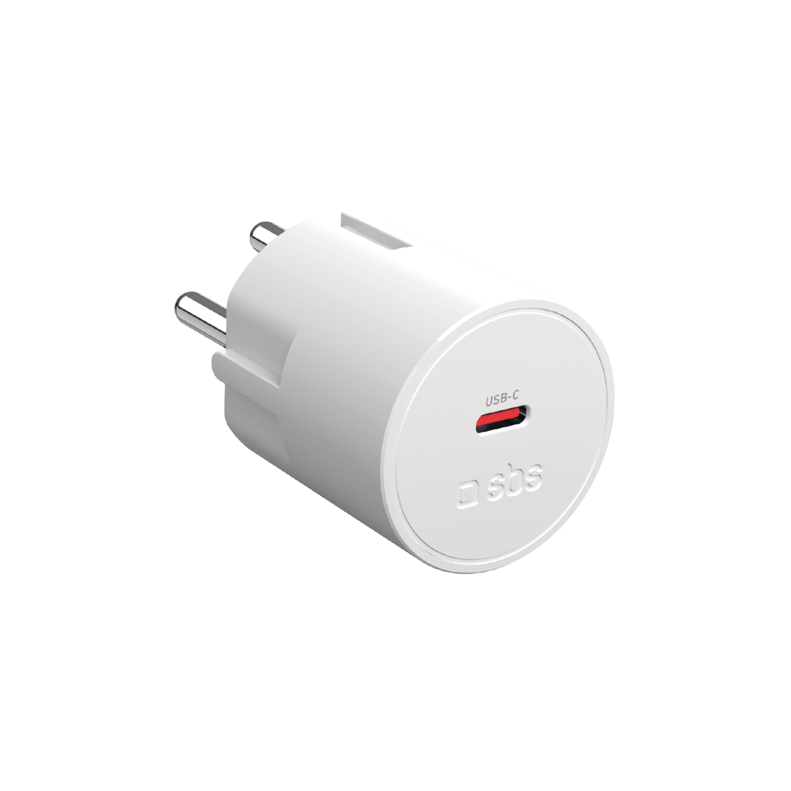 Chargeur mural avec prise Schuko et port USB-C 20W PD, adapté pour MacBook Neo