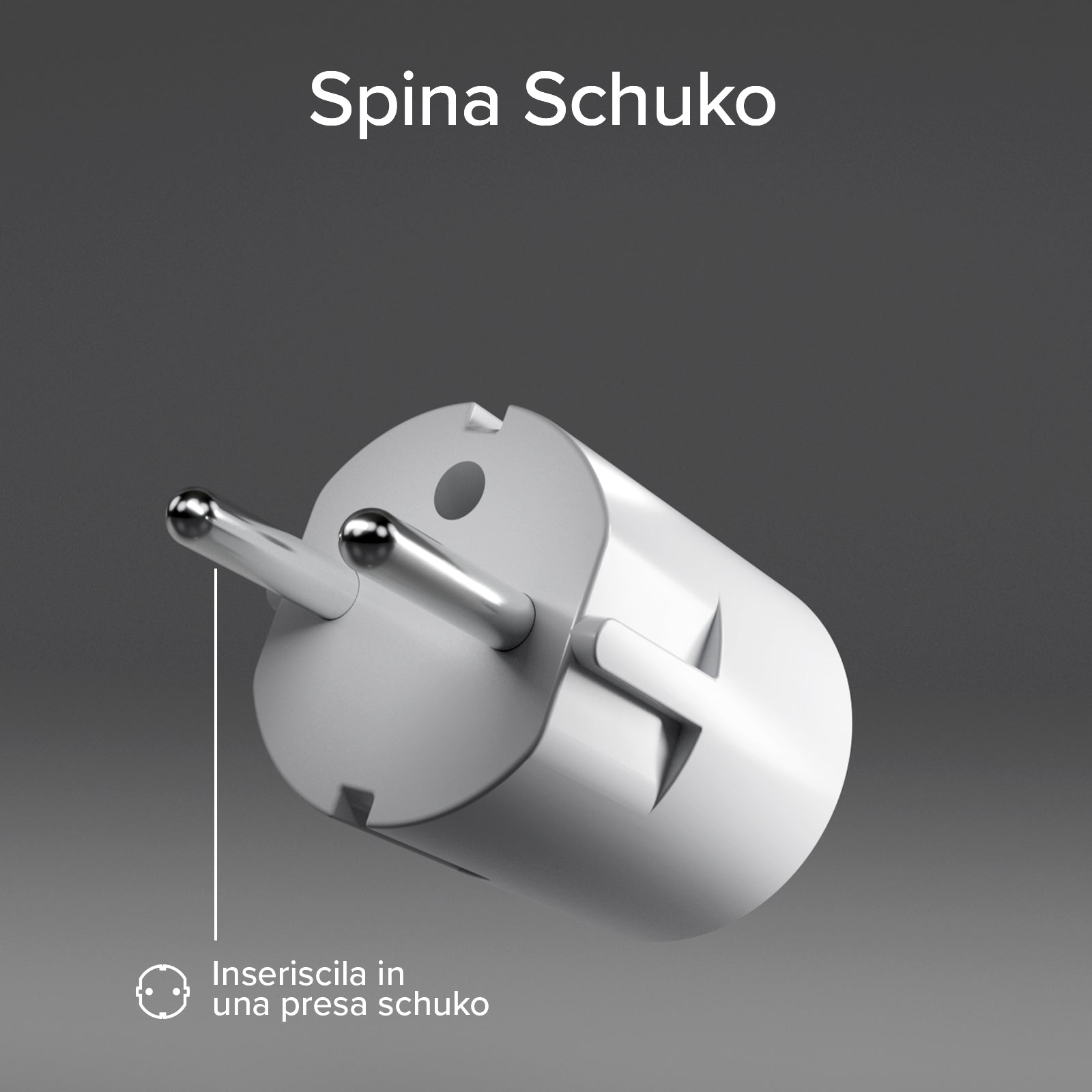 Wall charger with Schuko plug and USB-C 30W PD port