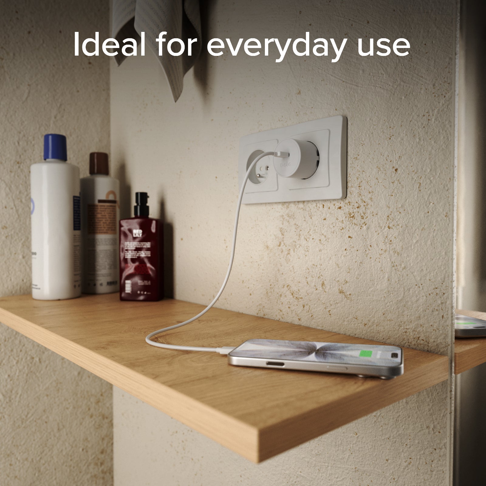 Caricatore con spina Schuko e porta USB-C 45W PD