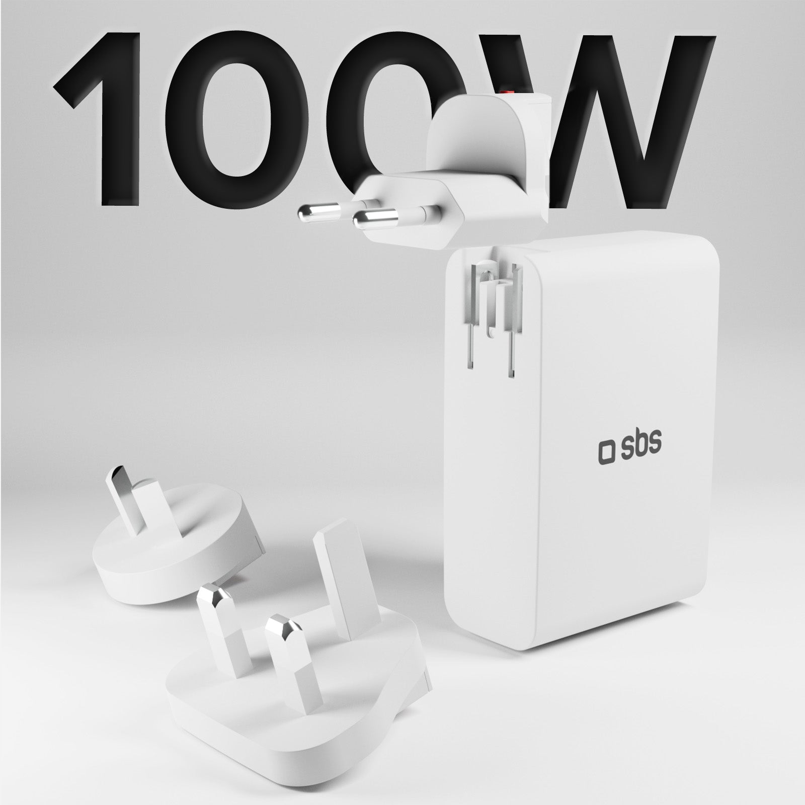 Adaptador cargador universal de viaje 100 W