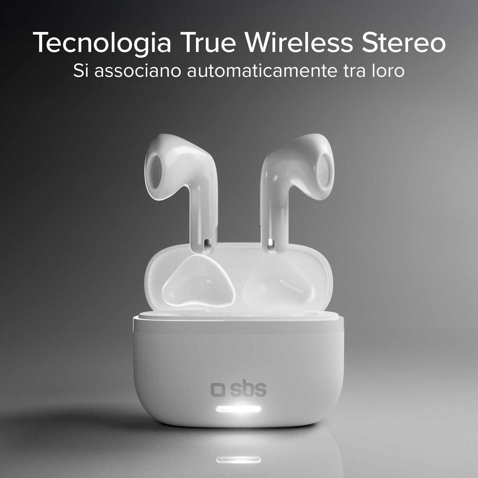 Auricolari TWS Multipoint Air Space con ANC e controlli touch
