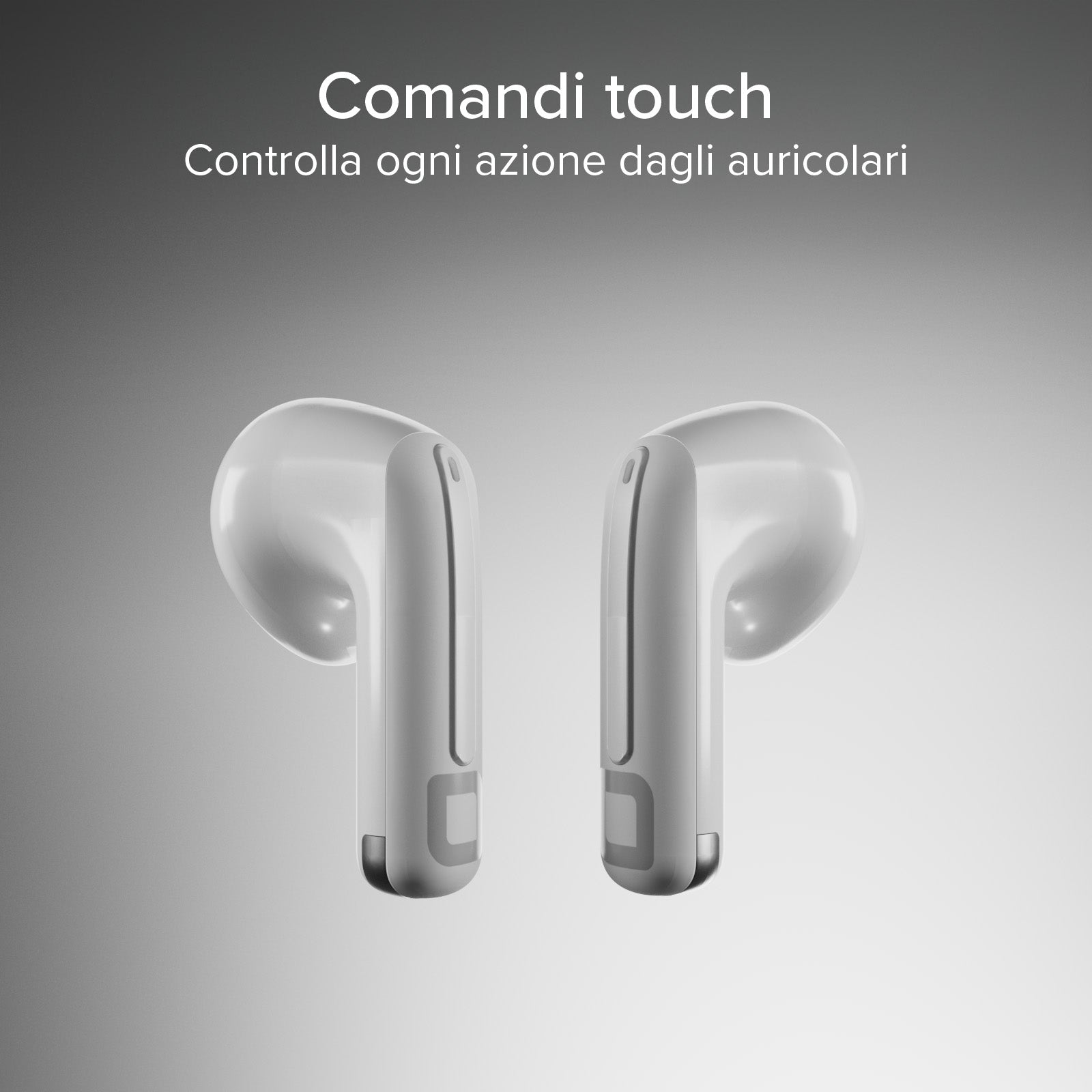 Auricolari TWS Multipoint Air Space con ANC e controlli touch