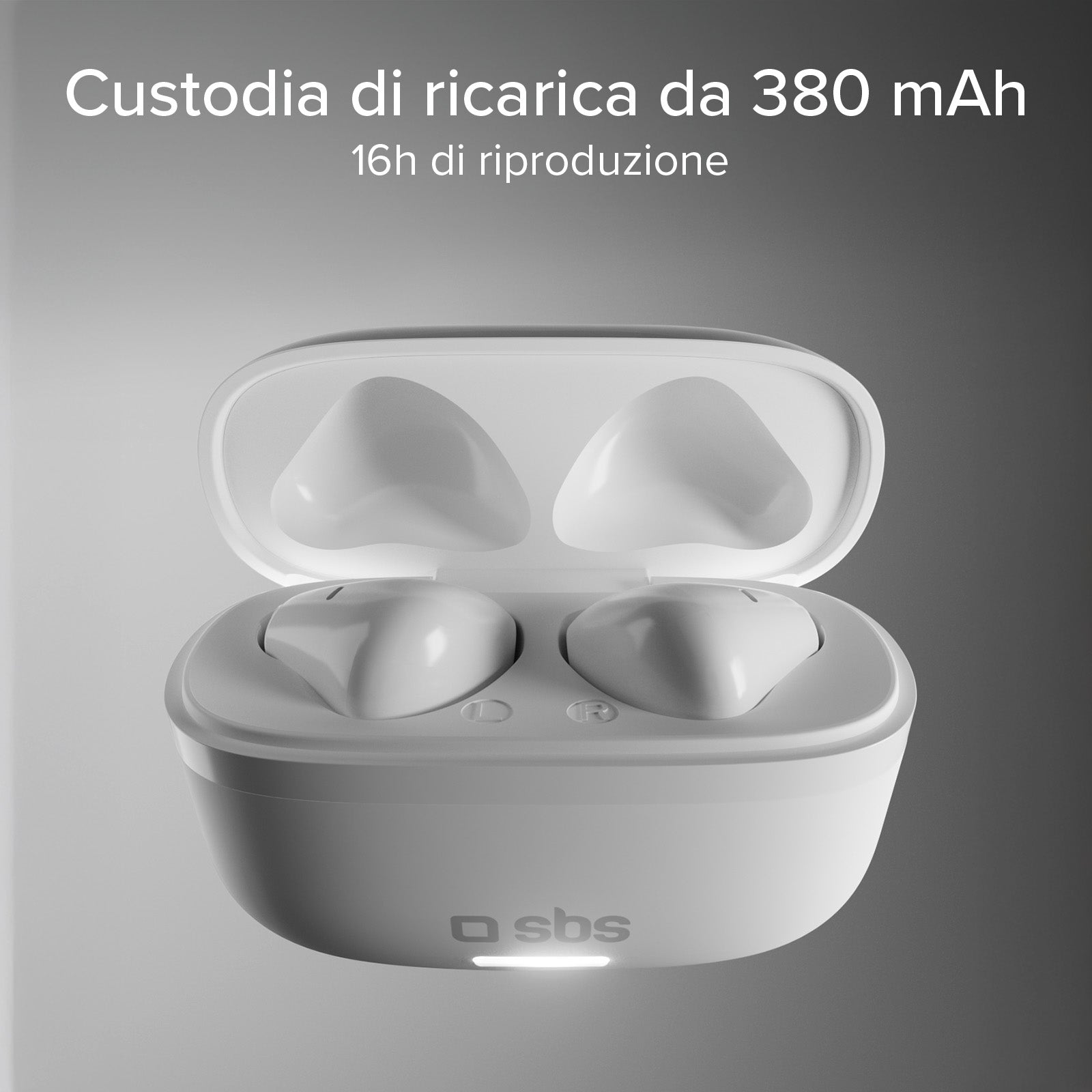 Auricolari TWS Multipoint Air Space con ANC e controlli touch