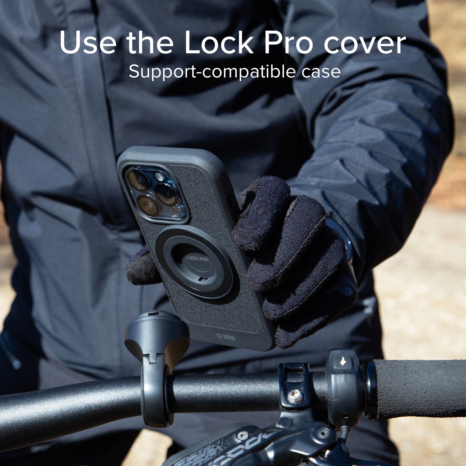 Portacellulare universale Lock Pro per bici e monopattini