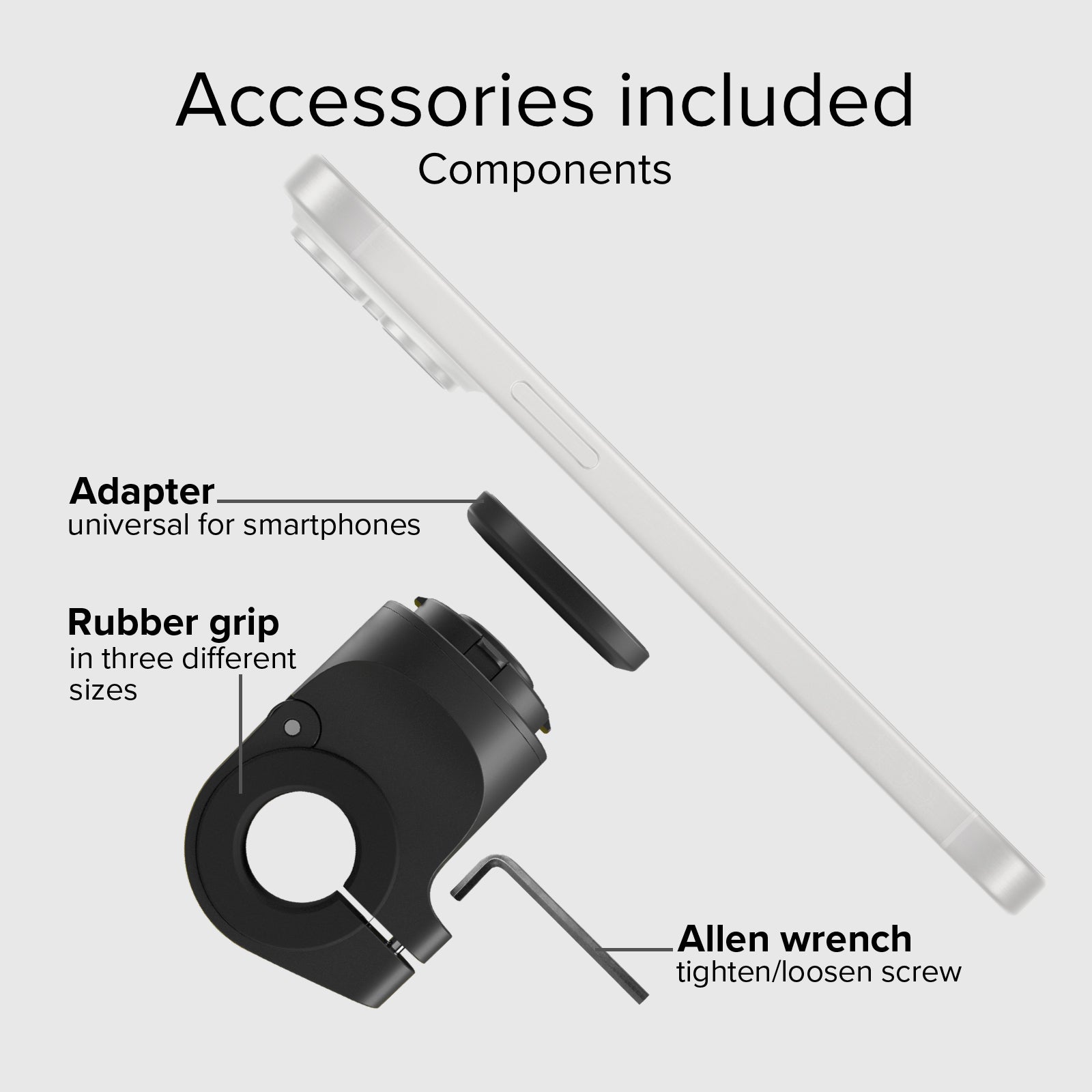 Portacellulare universale Lock Pro per bici e monopattini