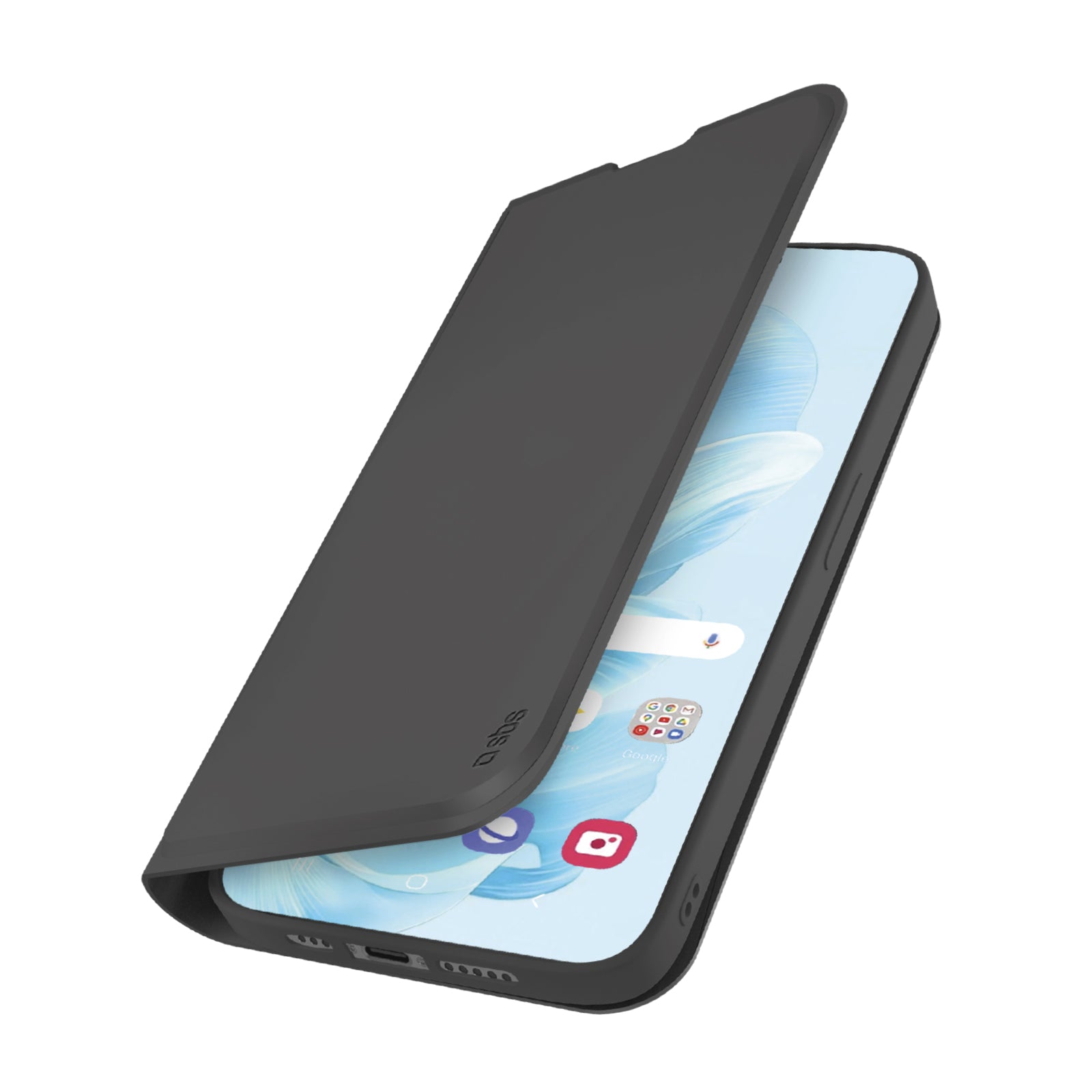 Custodia a libro con supporto stand e superficie soft touch per Honor 200 Lite
