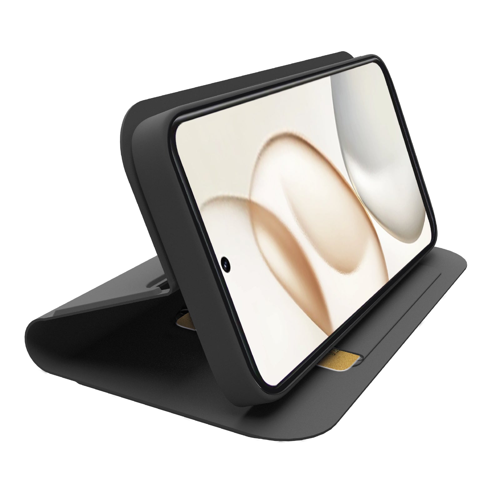 Custodia a libro con supporto stand e superficie soft touch per Honor 400 Smart