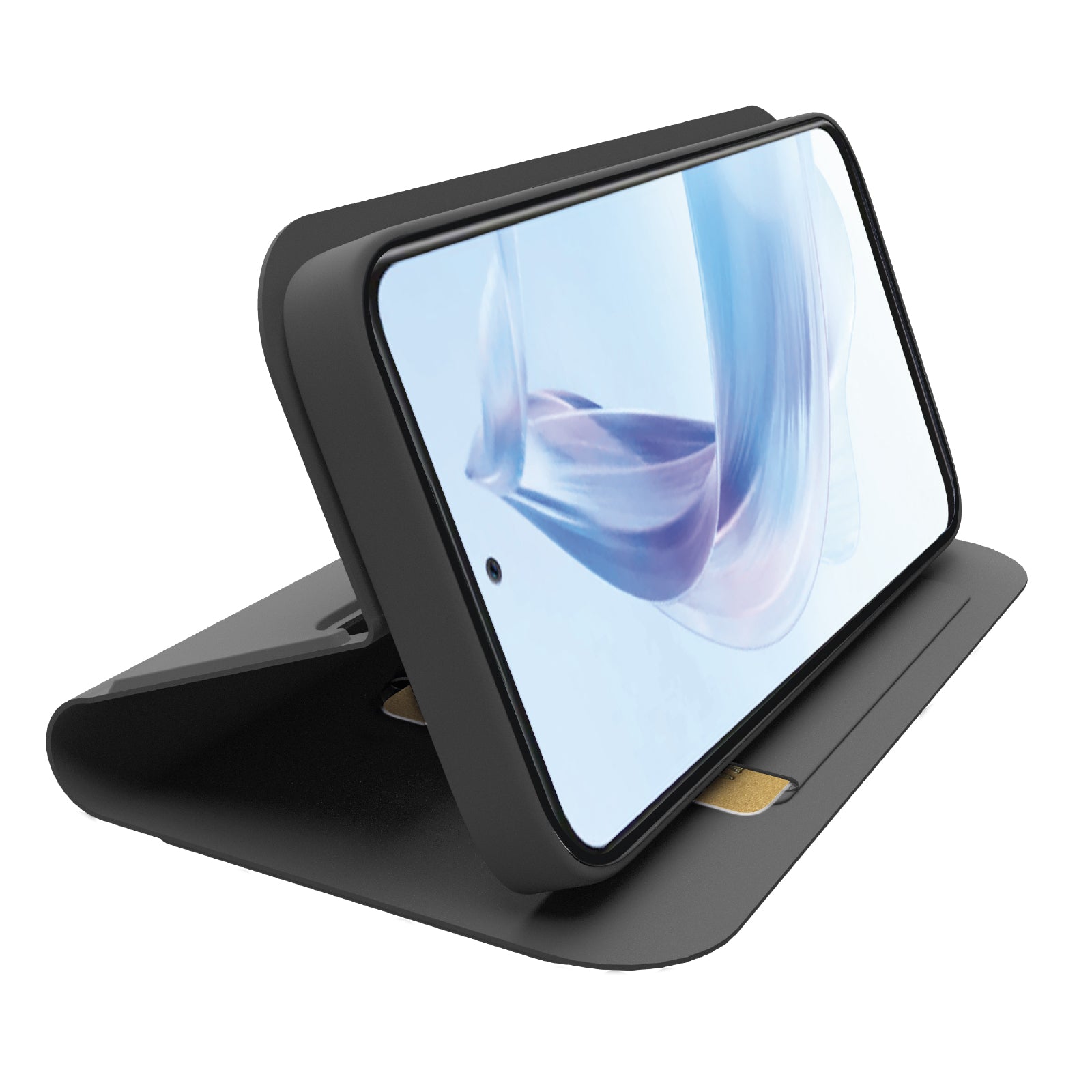 Custodia a libro con supporto stand e superficie soft touch per Honor 90 Lite