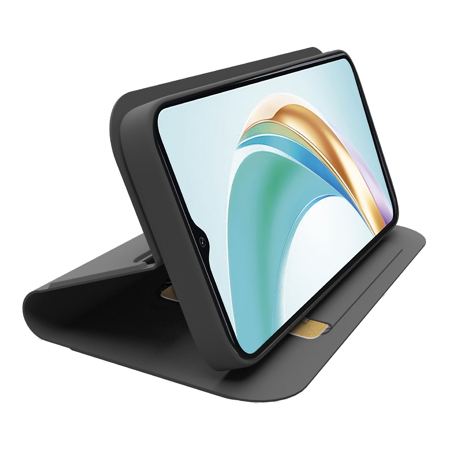 Custodia a libro con supporto stand e superficie soft touch per Honor X6b