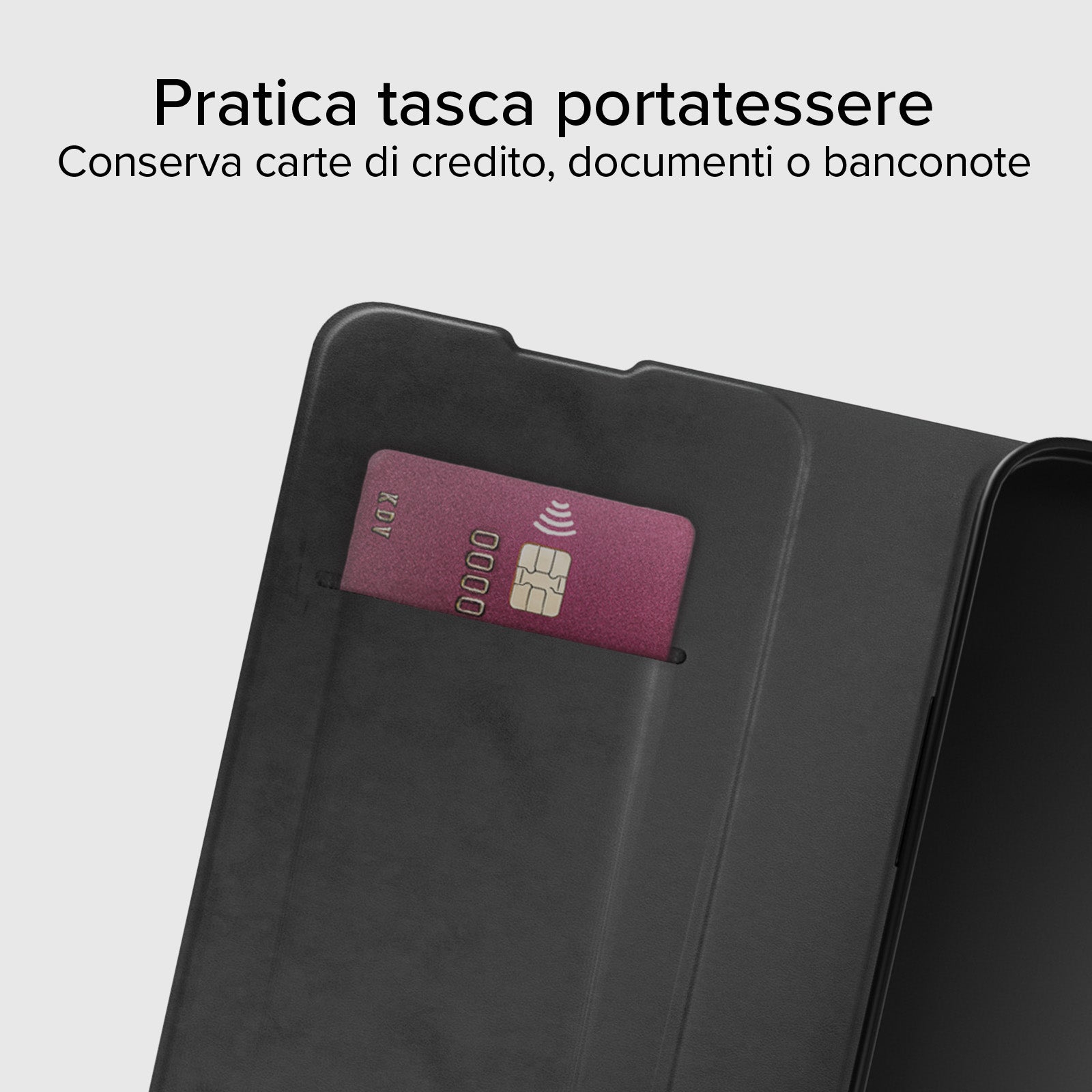 Klapphülle mit Ständer und Soft-Touch-Oberfläche für das iPhone 17e/16e