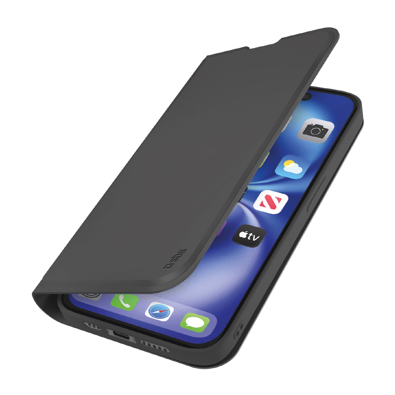 Klapphülle mit Ständer und Soft-Touch-Oberfläche für das iPhone 17e/16e