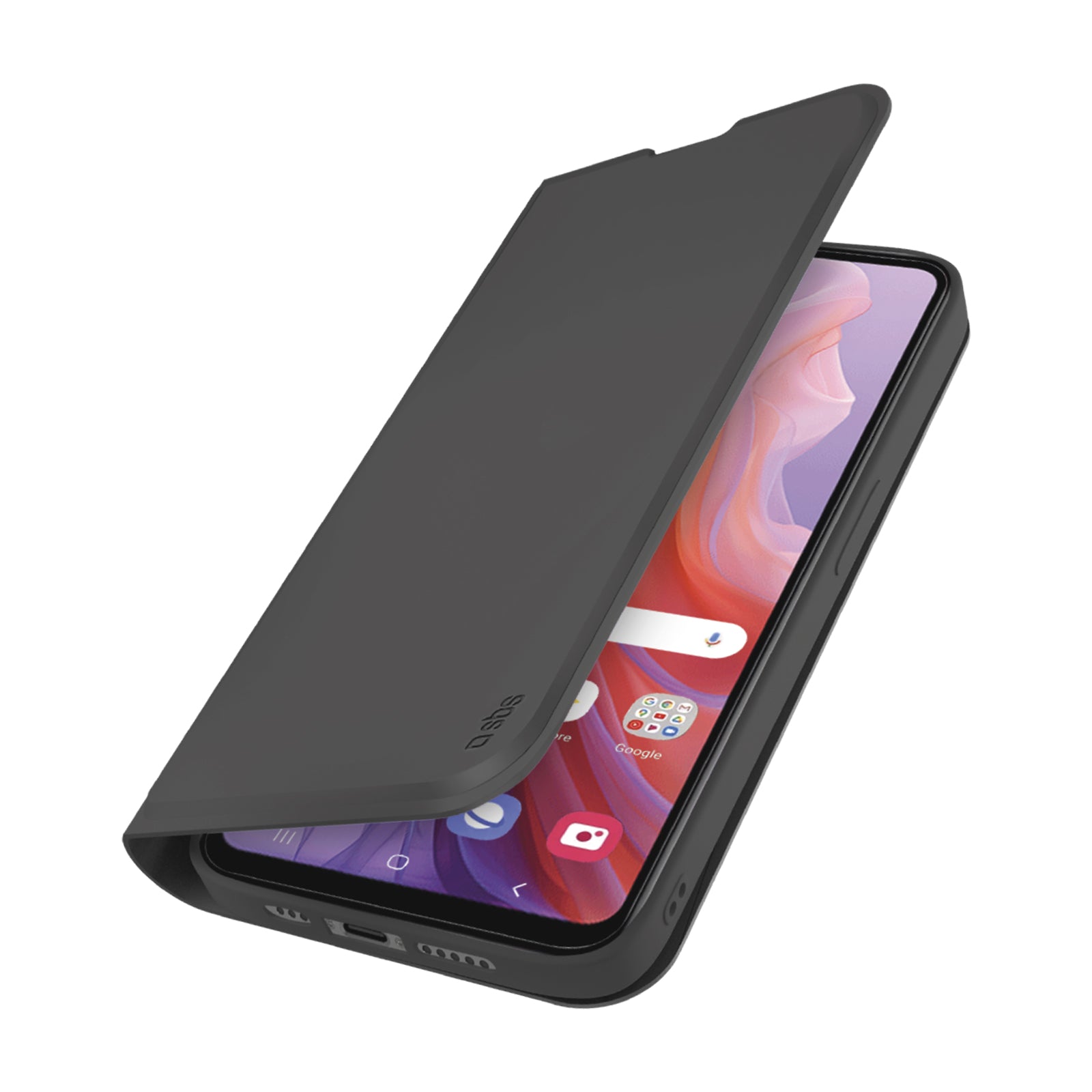 Custodia a libro con supporto stand, soft touch per Motorola Moto E14