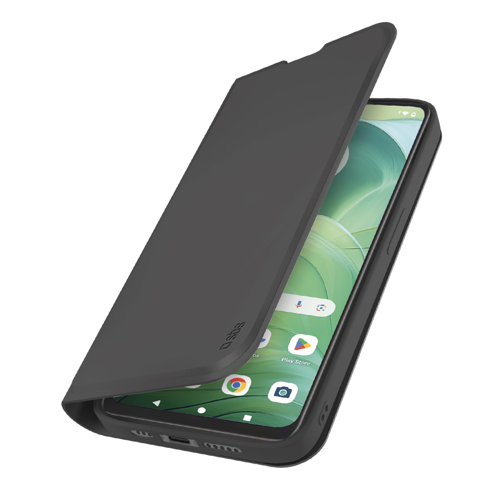 Custodia a libro con supporto stand, soft touch per Motorola Moto G04