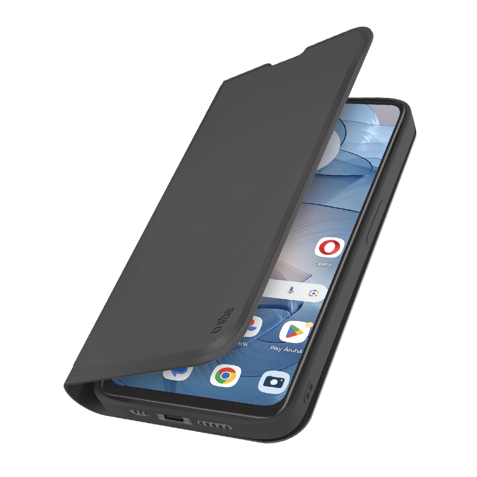 Custodia a libro con supporto stand, soft touch per Motorola G24 Power