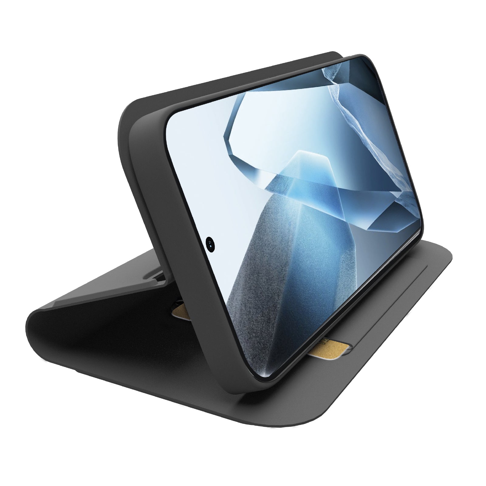 Custodia a libro con supporto stand e superficie soft touch per OnePlus 13