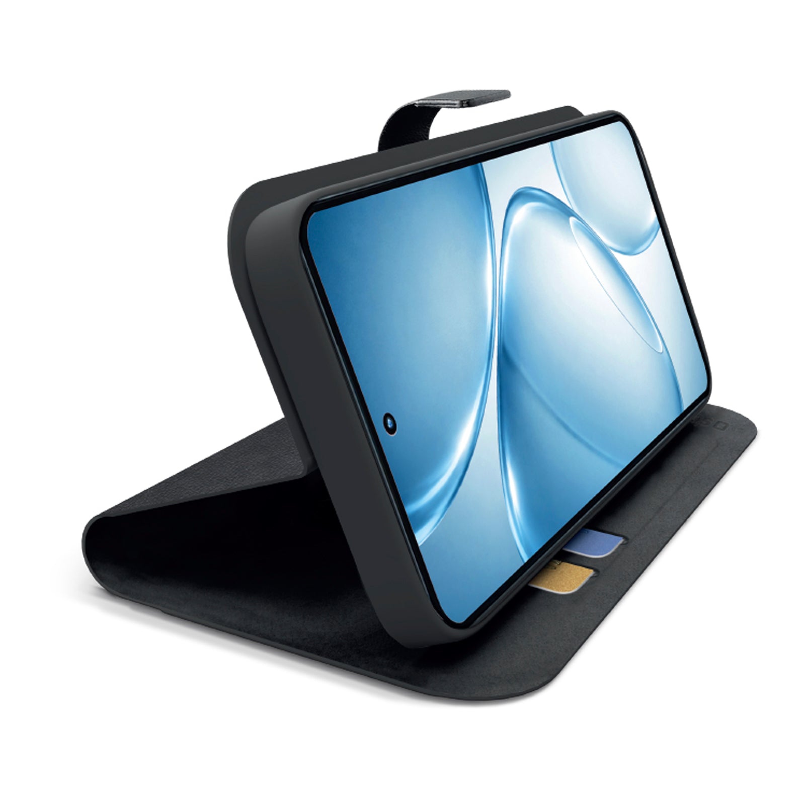 Book-style case with stand support and soft touch surface for Oppo A6X
