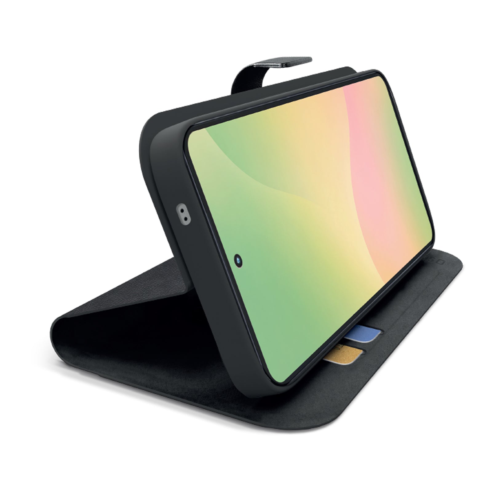 Book-style case with stand support and soft touch surface for Samsung A36/A56