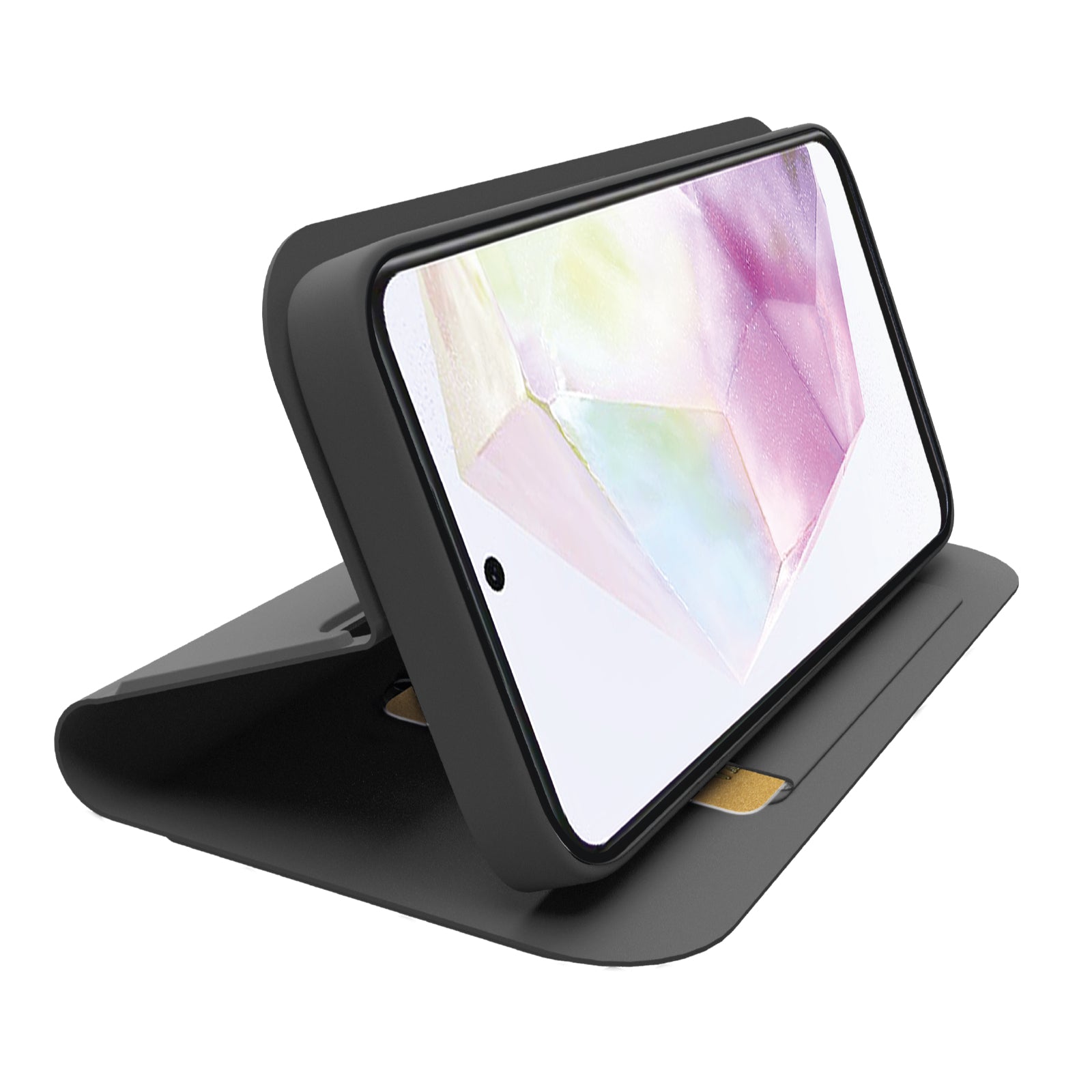 Book-style case with stand support and soft touch surface for Samsung A36/A56