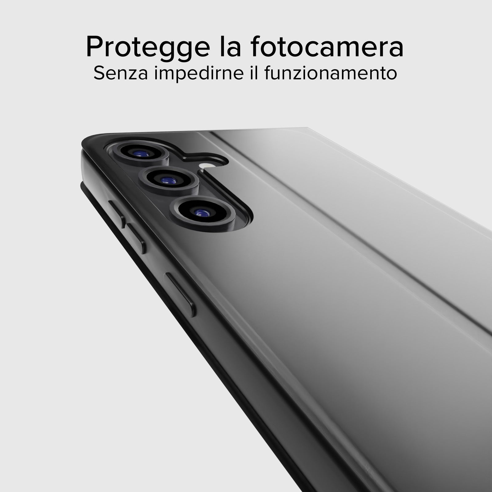 Custodia a libro con supporto stand e superficie soft touch per Samsung S24 FE