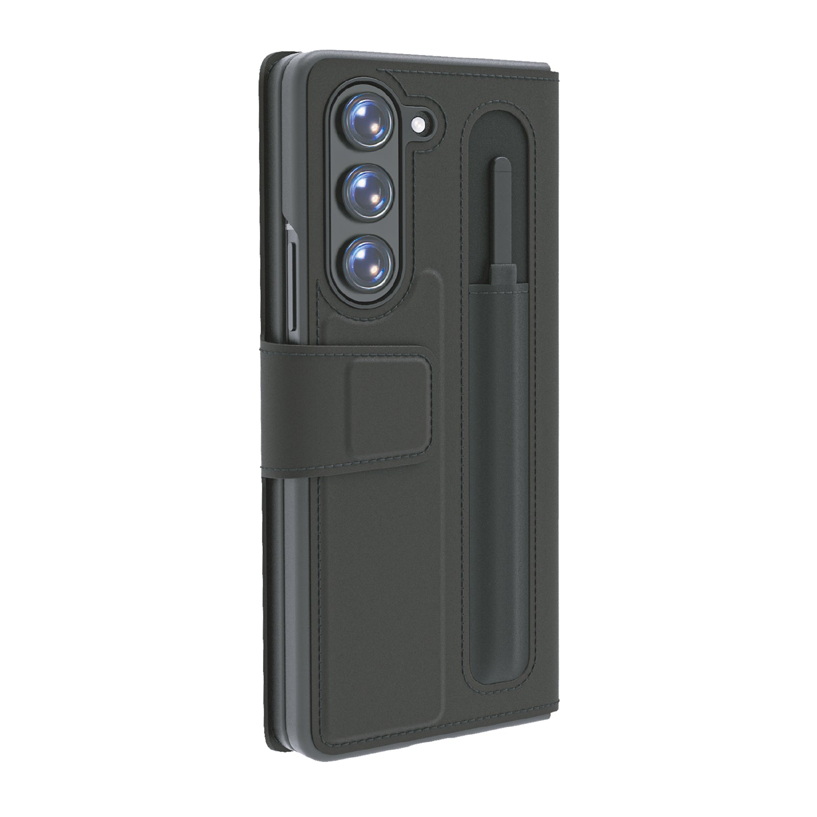 Fold case with magnetic closure and card holder for Samsung Z Fold 7