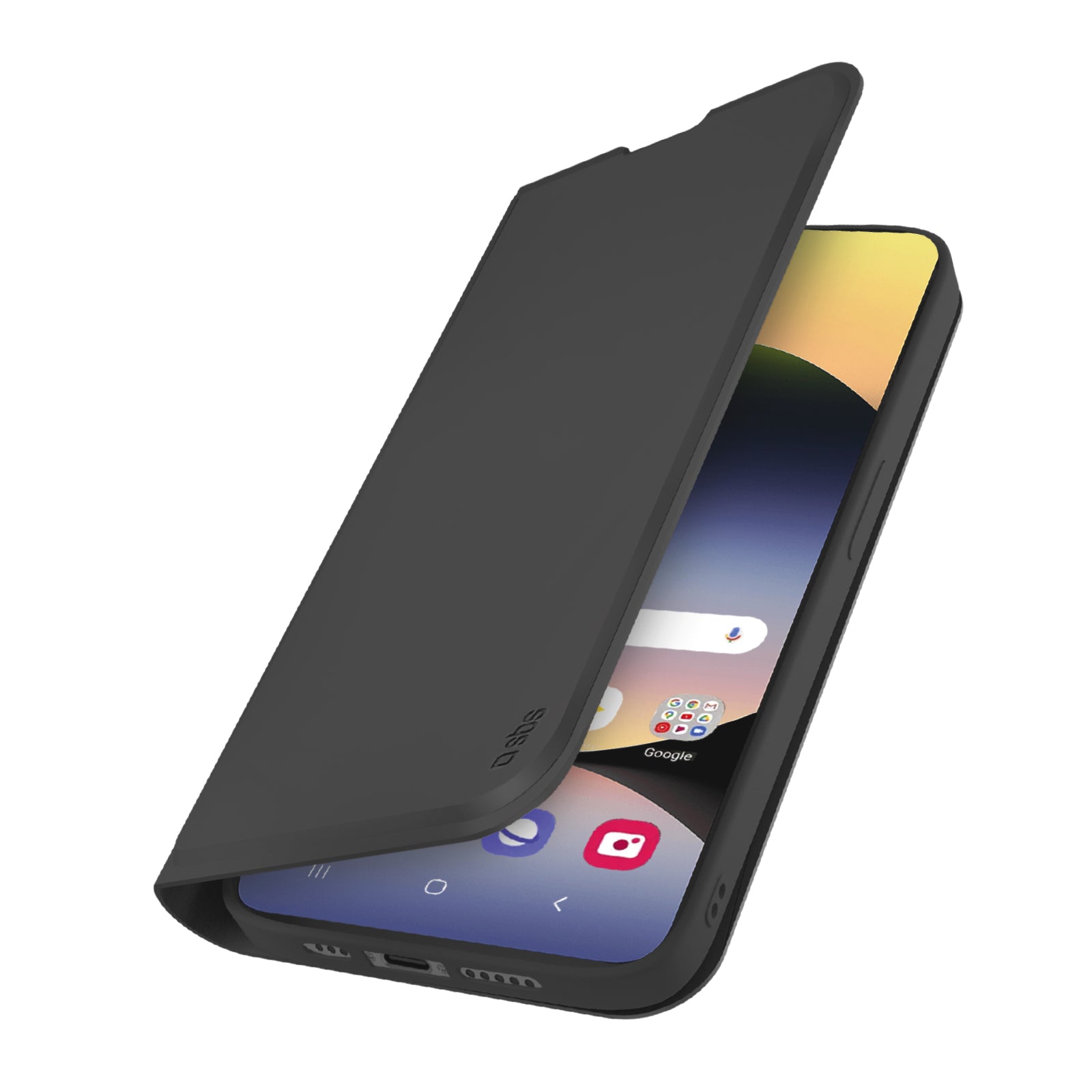 Book-style case with stand support and soft touch surface for Samsung Xiaomi Redmi Note 14 4G Size 164.8 mm