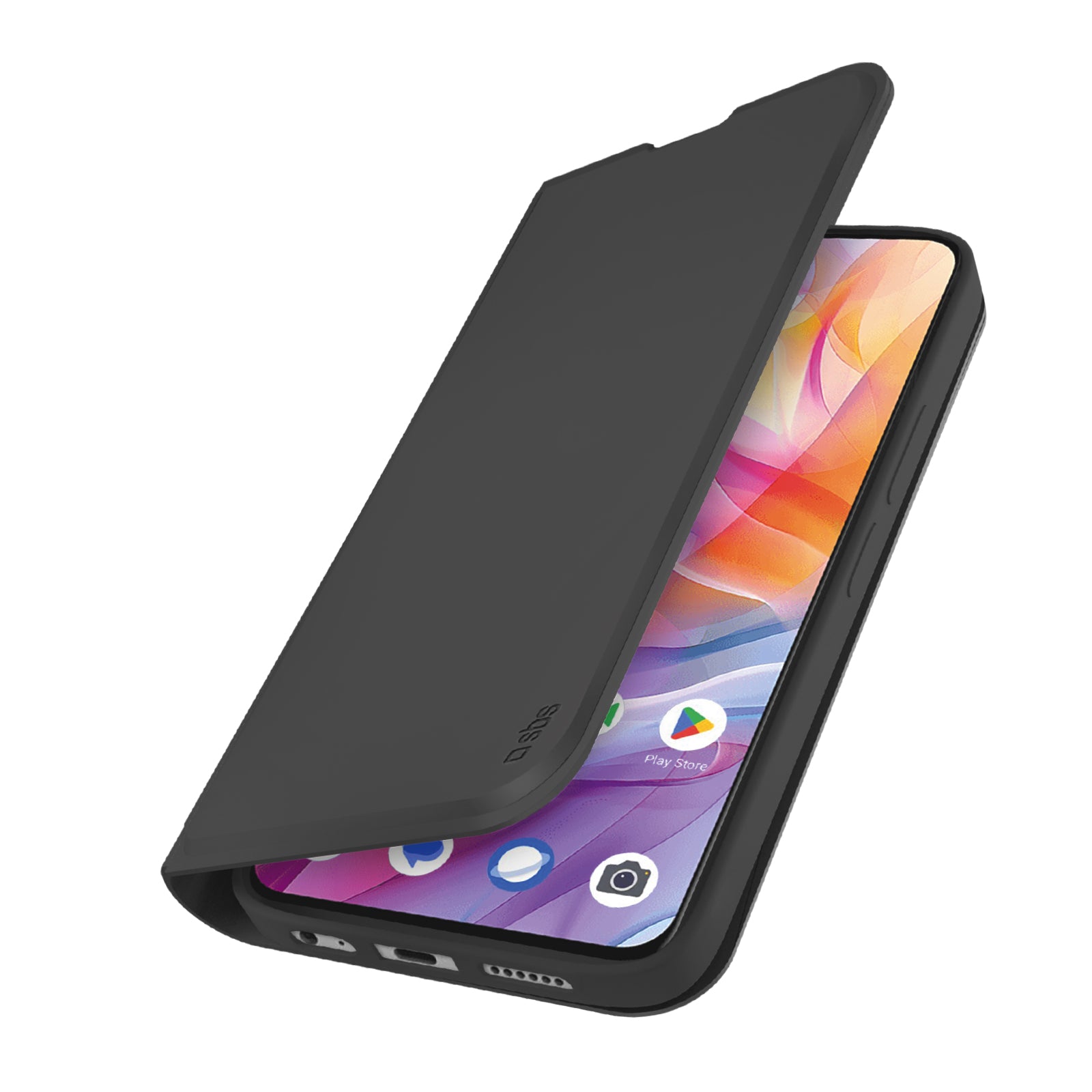 Custodia a libro con supporto stand, soft touch per ZTE Blade V70 Vita