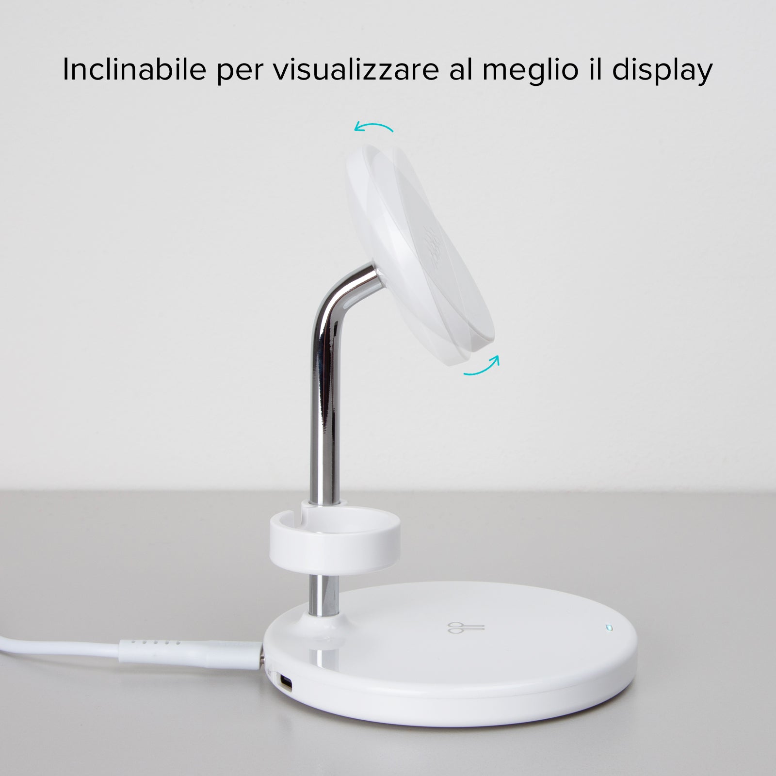 Stazione di ricarica wireless verticale 3 in 1