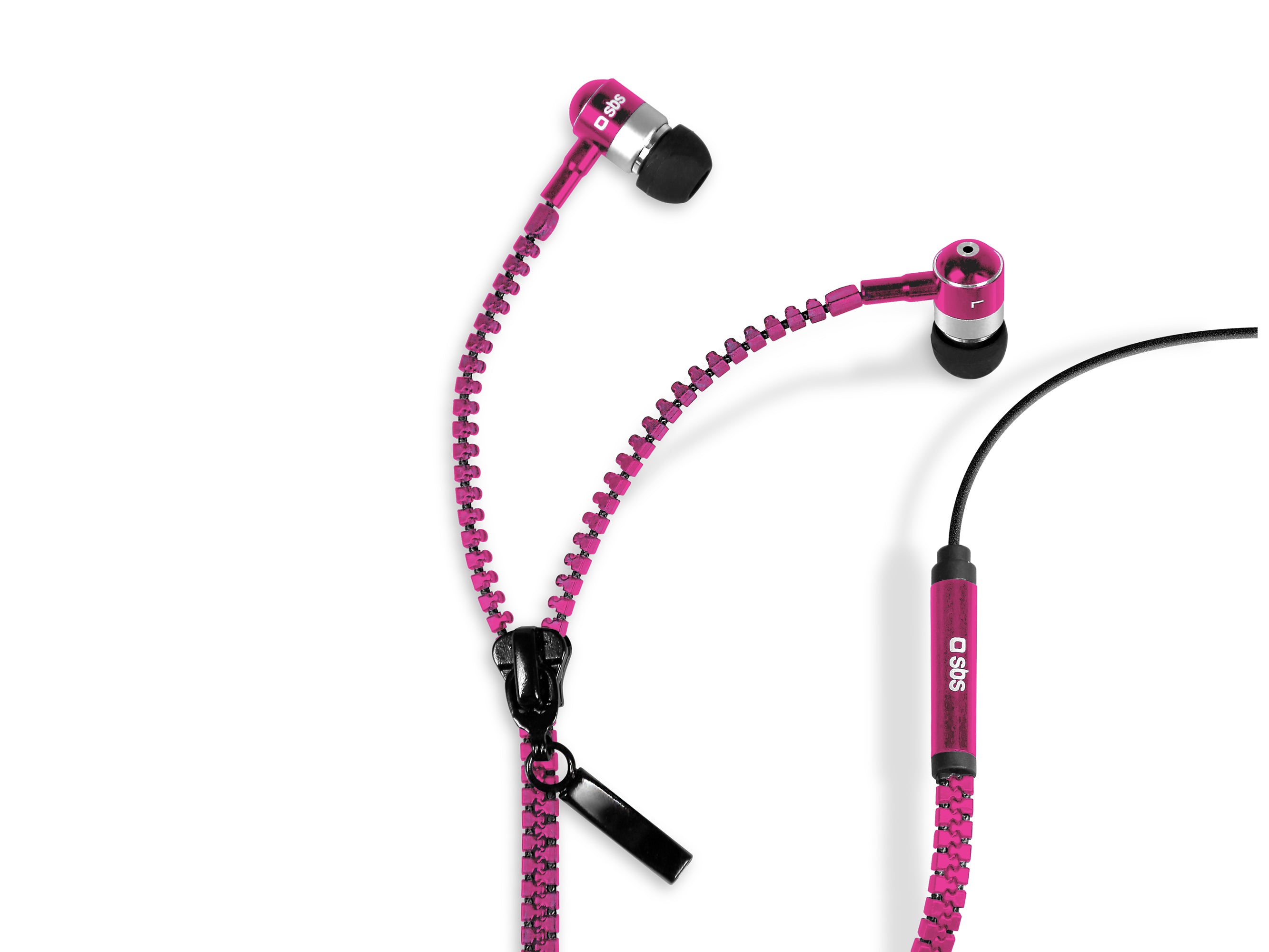 Stereo-Kopfhörer mit Kabel Zip, 3,5 mm Klinkenstecker mit Mikrofon und Antworttaste