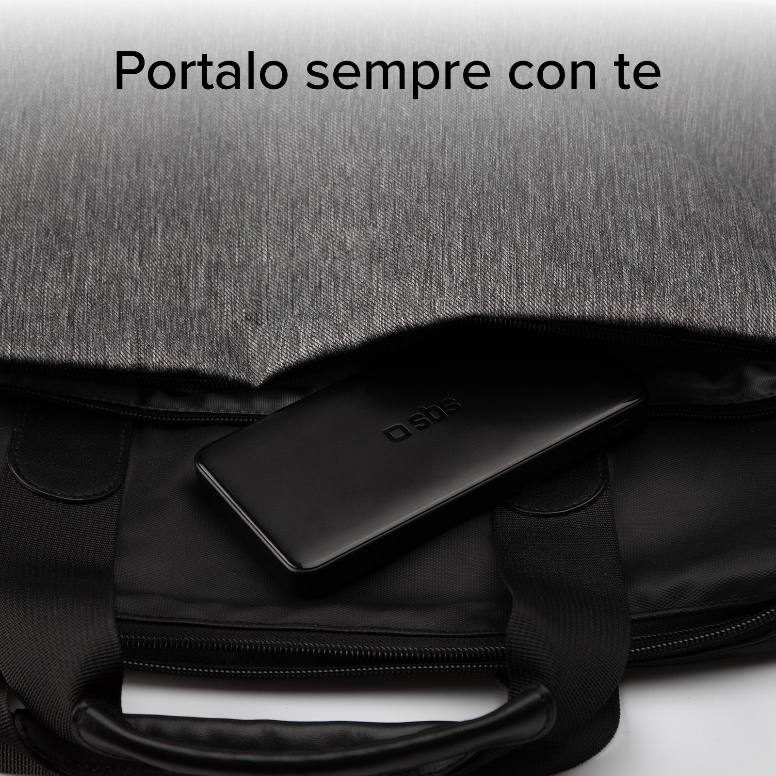 Power bank 10.000 mAh extra slim con porta USB 2.1A Intelligent Charge (IC)