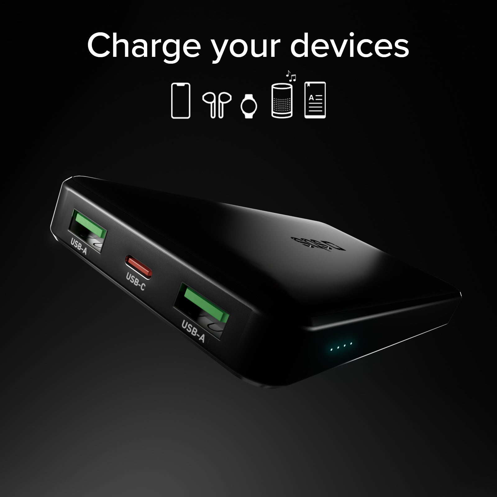 Powerbank da 10.000 mAh con tecnologia Power Delivery (PD) da 20W