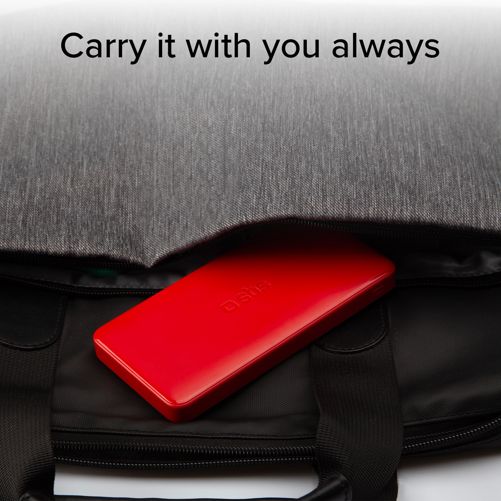 Power bank 10.000 mAh extra slim con porta USB 2.1A Intelligent Charge (IC)