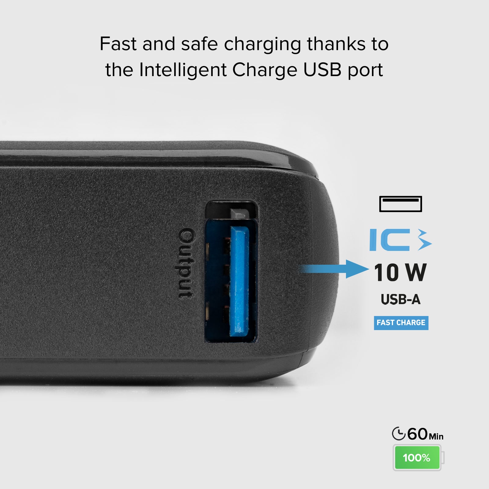 Power bank ultracompacta de 10000 mAh