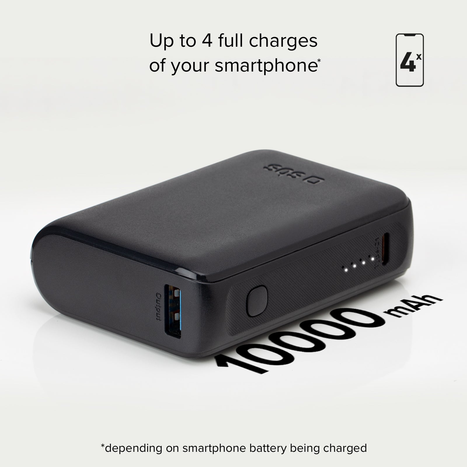 Power bank ultracompacta de 10000 mAh
