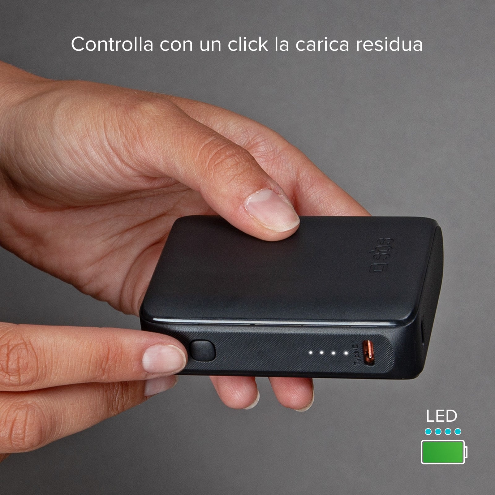 Power bank ultracompacta de 10000 mAh