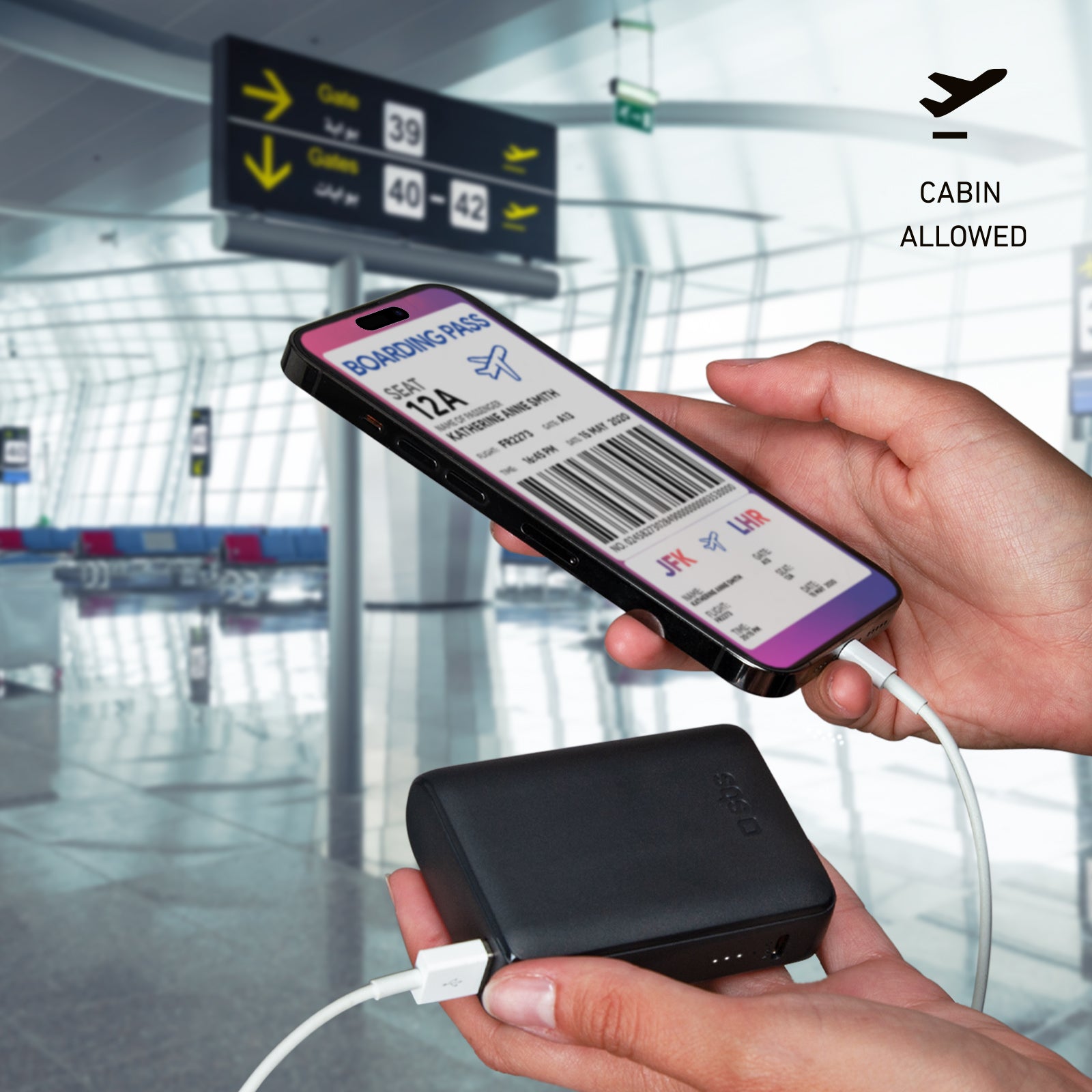 Power bank ultracompacta de 10000 mAh
