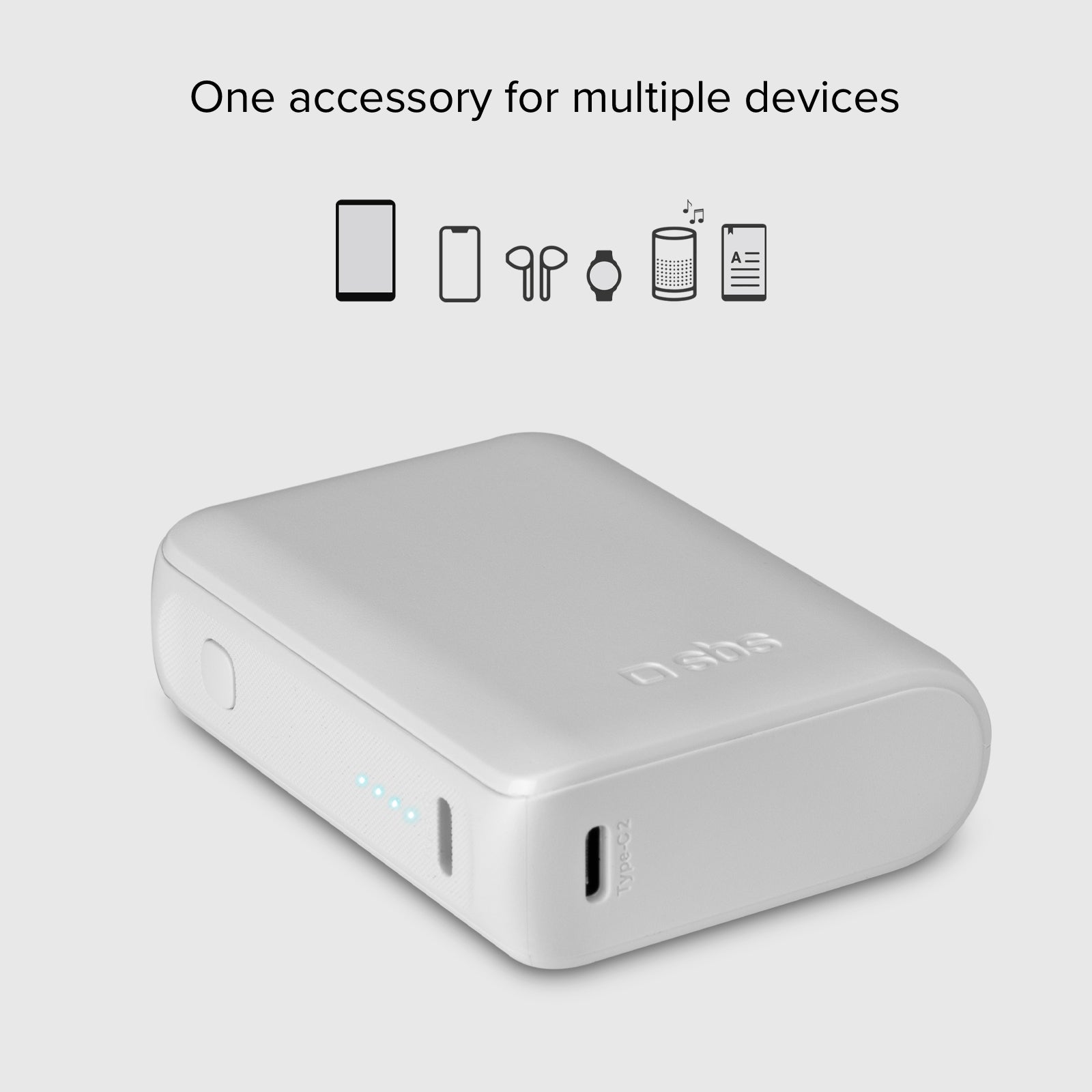 Power bank ultracompacta de 10000 mAh