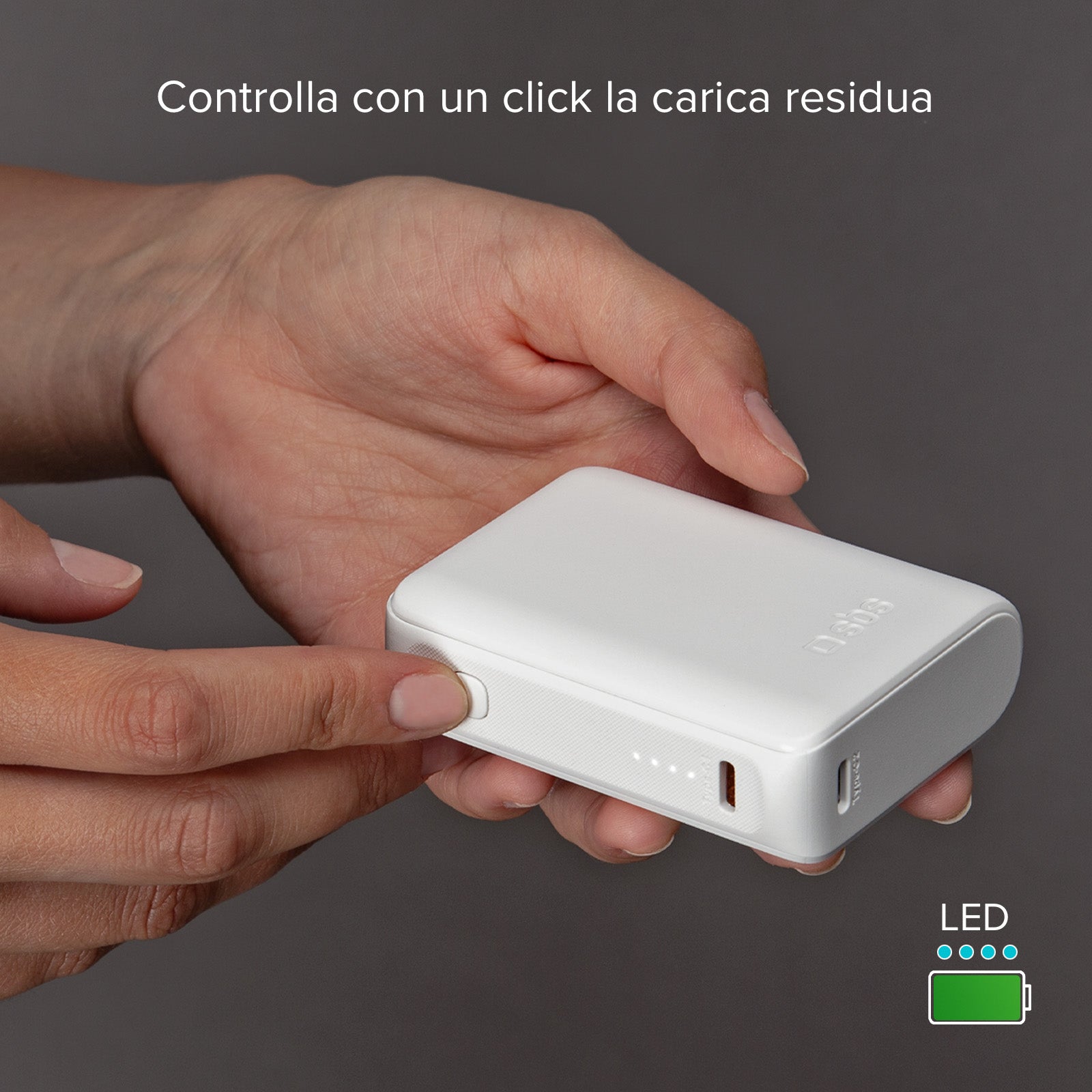 Power bank ultracompacta de 10000 mAh