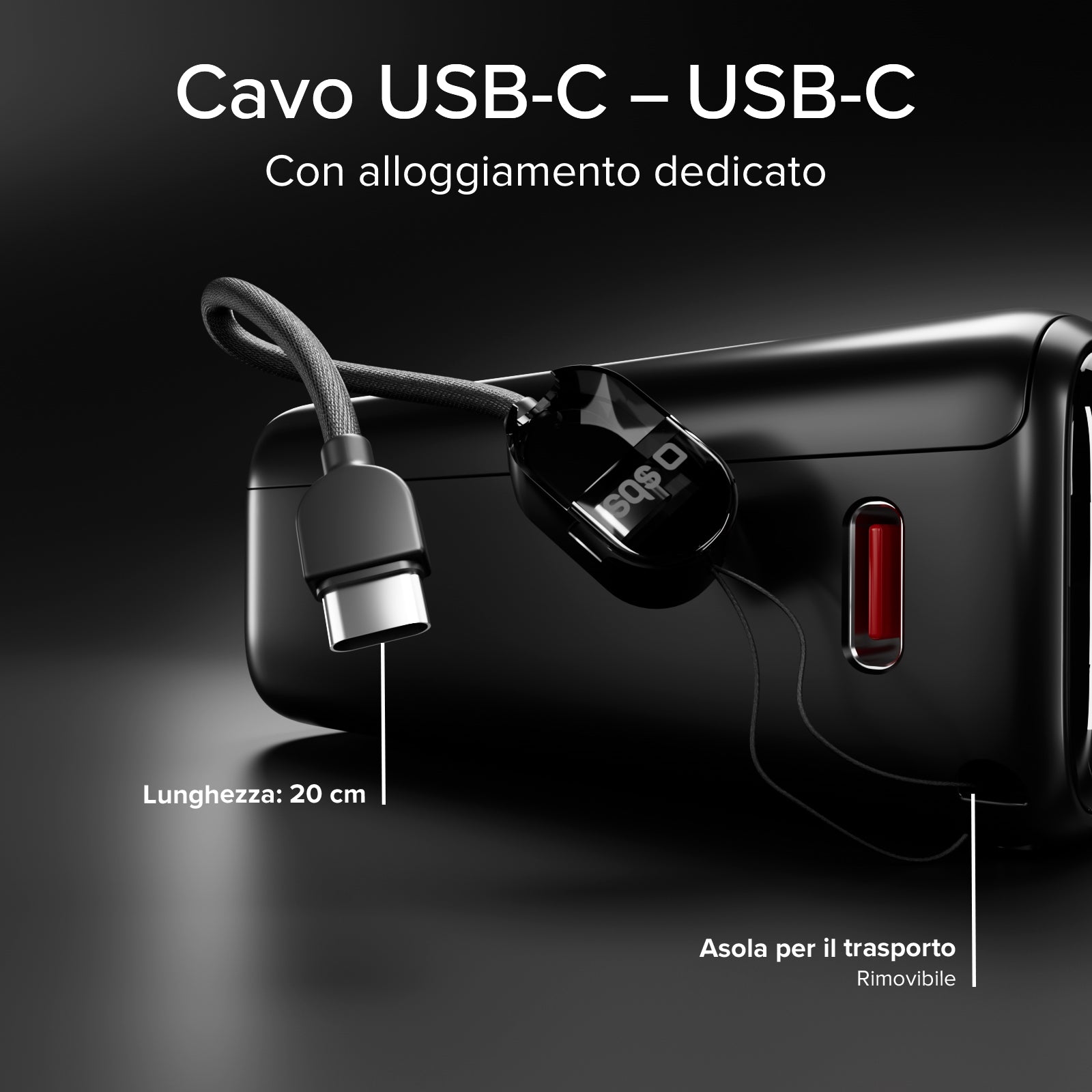 Power bank 10000 mAh 40W PD con display TFT