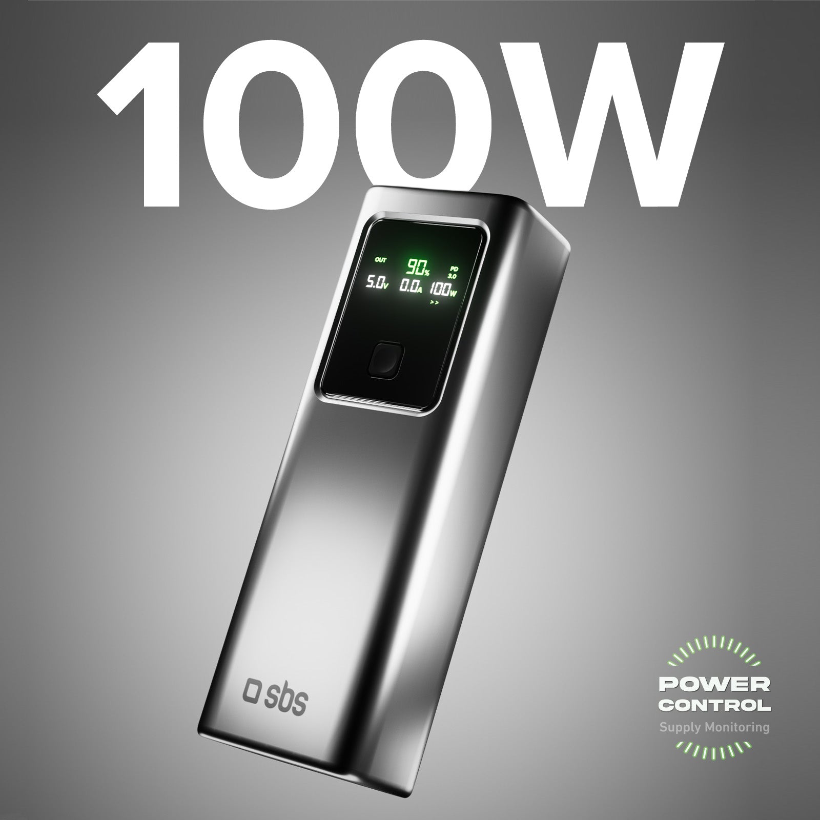Batterie externe 20000 mAh avec écran LCD et technologie PD 100W